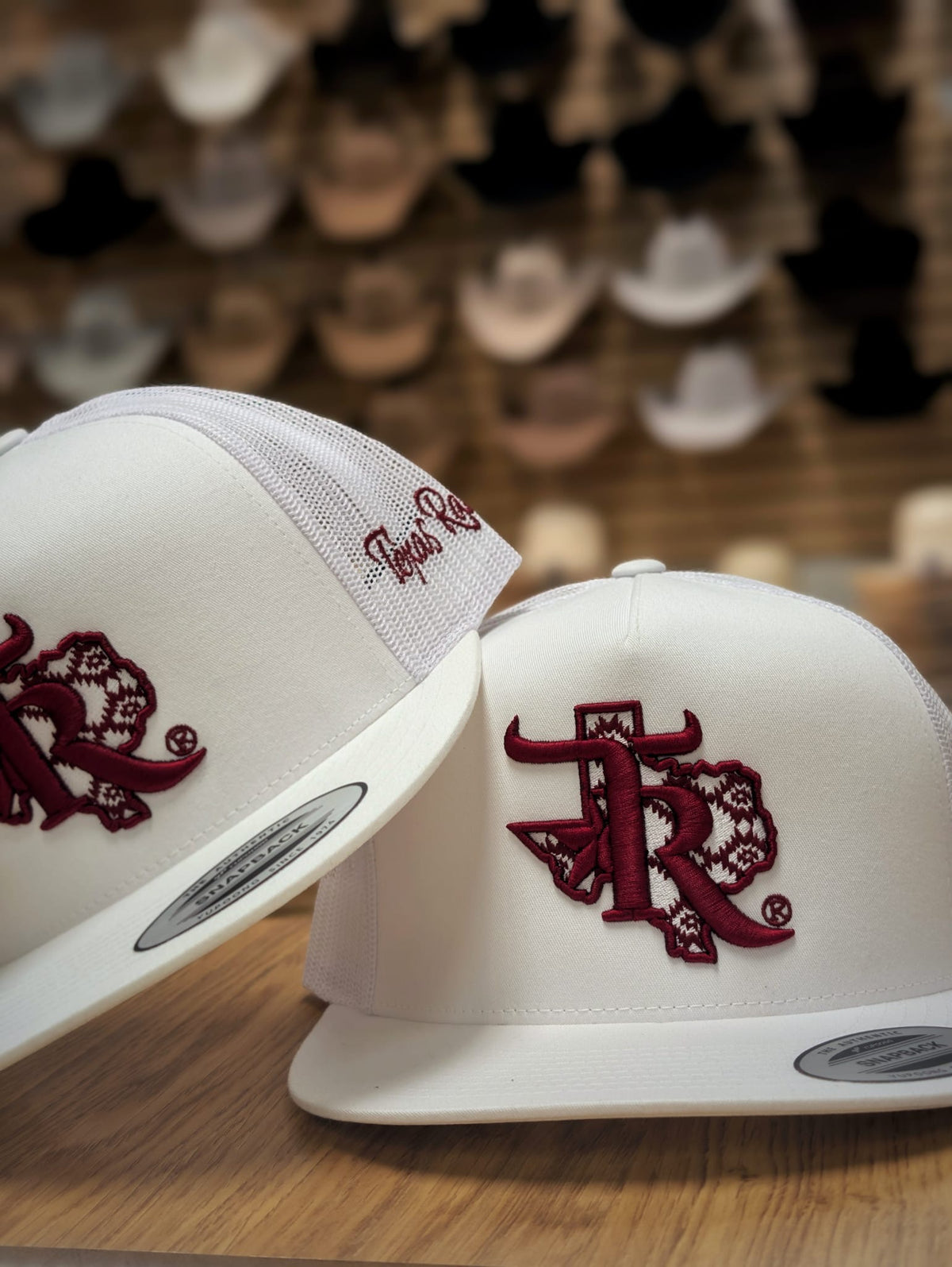 TEXAS RANCH WHITE SNAPBACK CAP