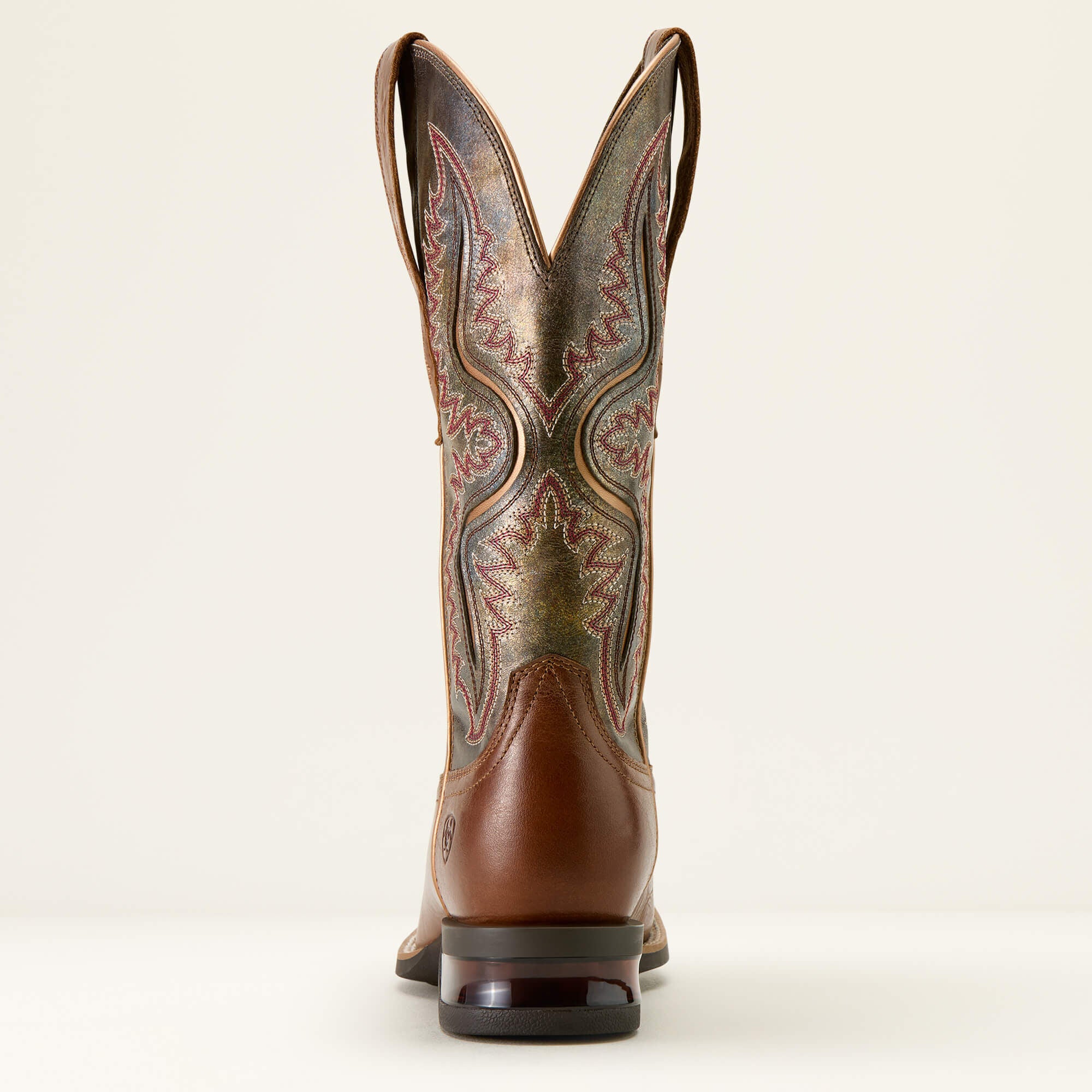 WOMENS ARIAT CAPTIVATE DARK TAN /TITANIUM WIDE SQUARE TOE 10063894