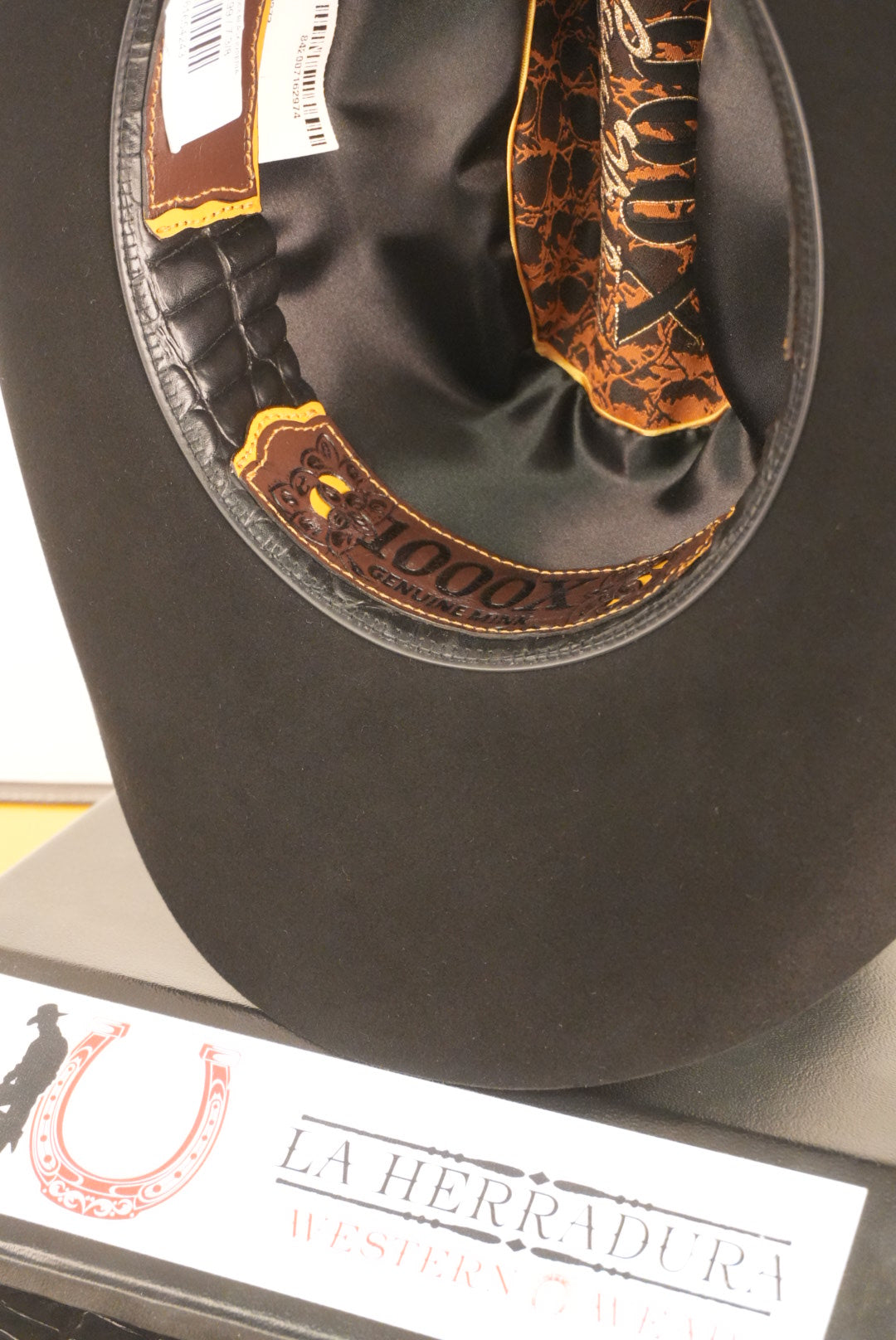 SOMBRERO VAQUERO IMPERIAL NEGRO 1000X DE LARRY MAHAN