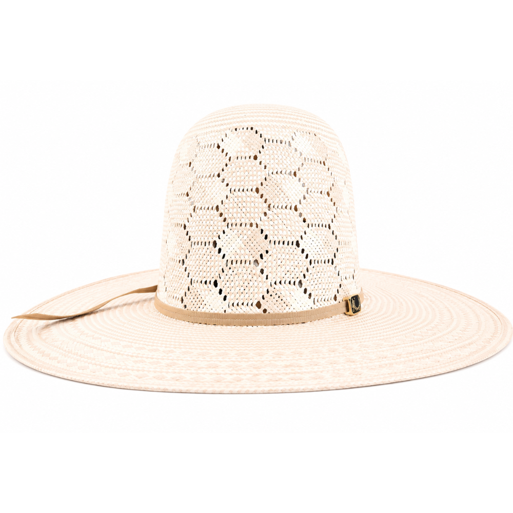 HERRADURA STRAW HAT 300X PANAL BICOLOR OPEN CROWN