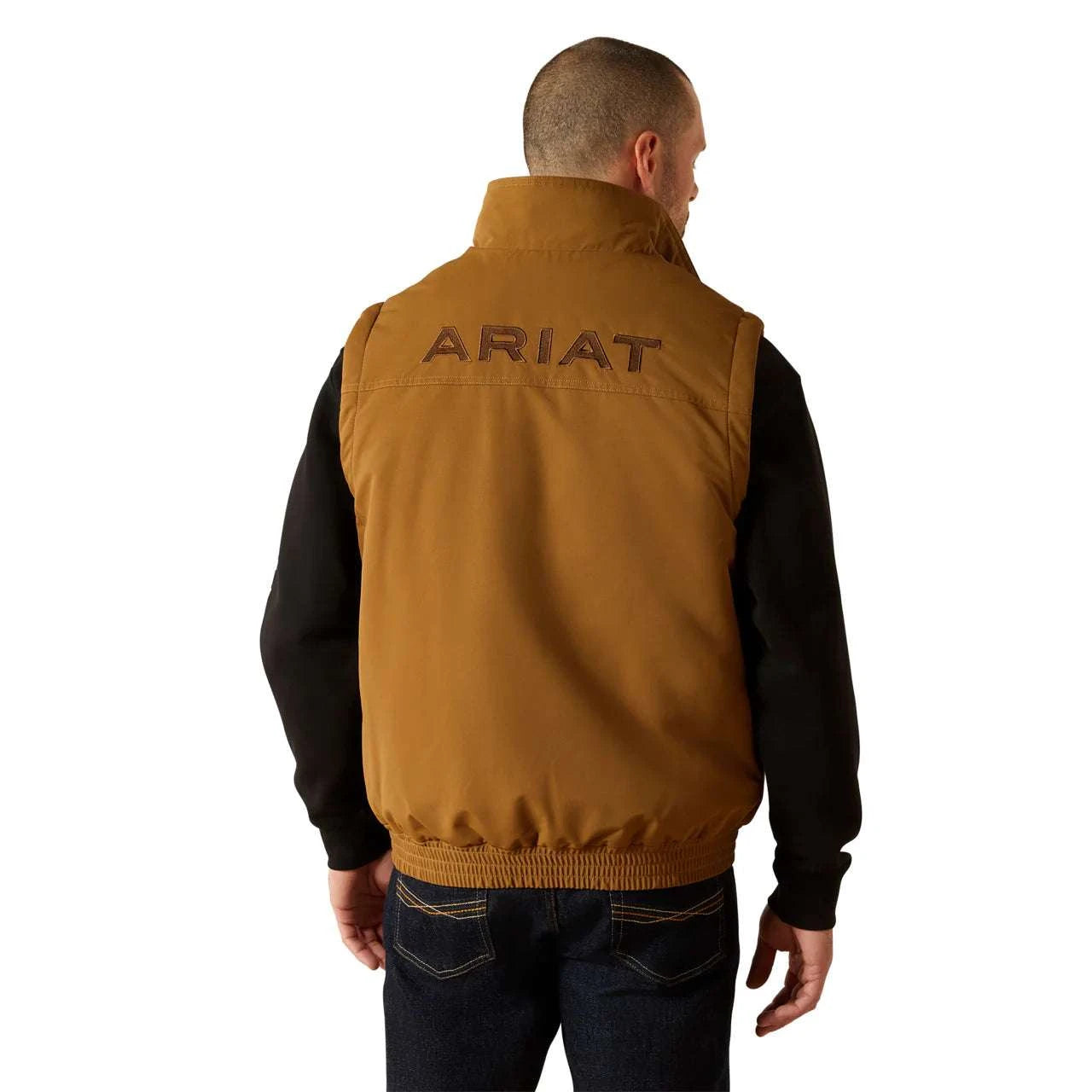 ARIAT MENS FIELD INSULATED VEST KHAKI 10062516 Laherradurawwnc.com