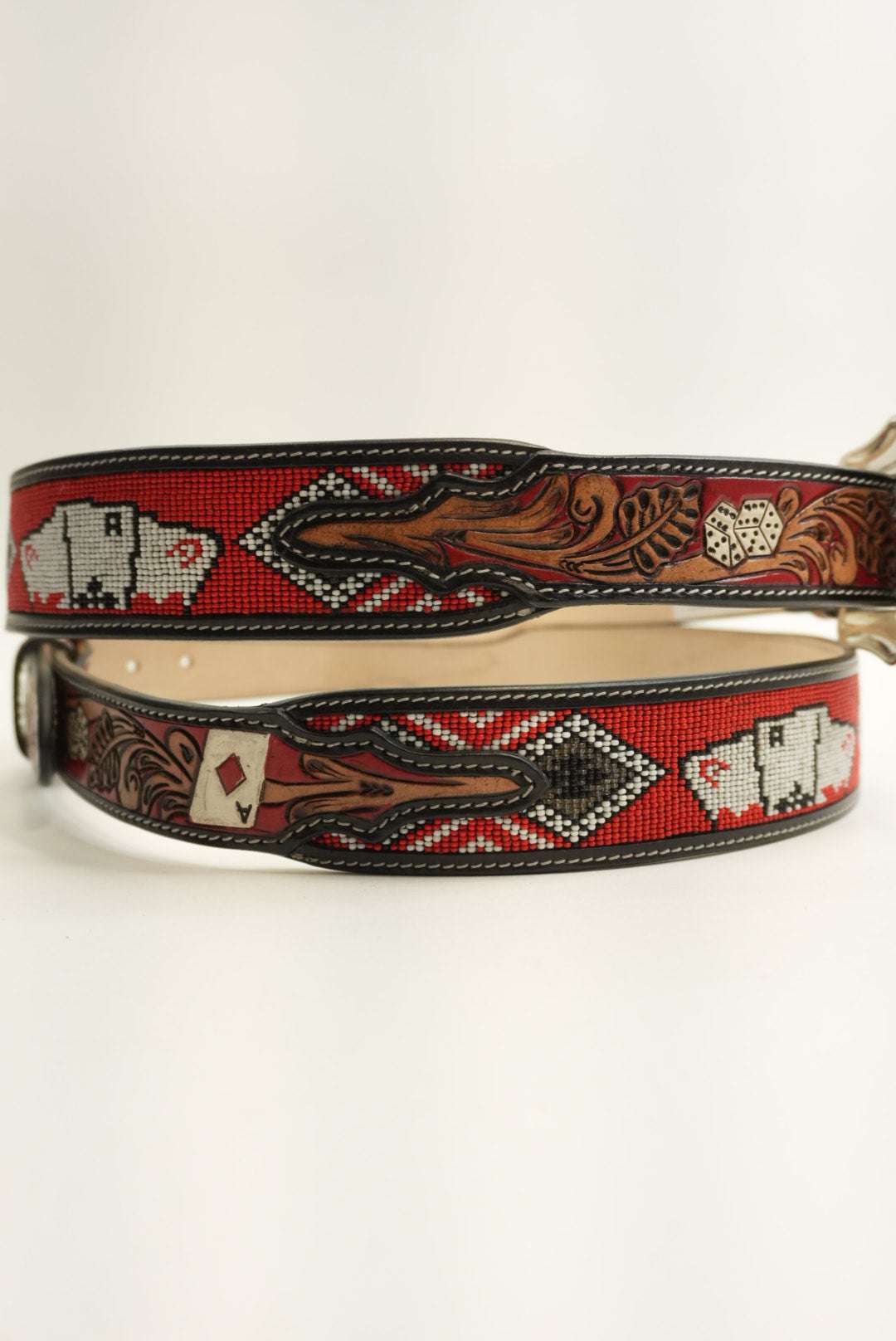 LA HERRADURA RED CASINO BELT NEW DESIGN Laherradurawwnc.com