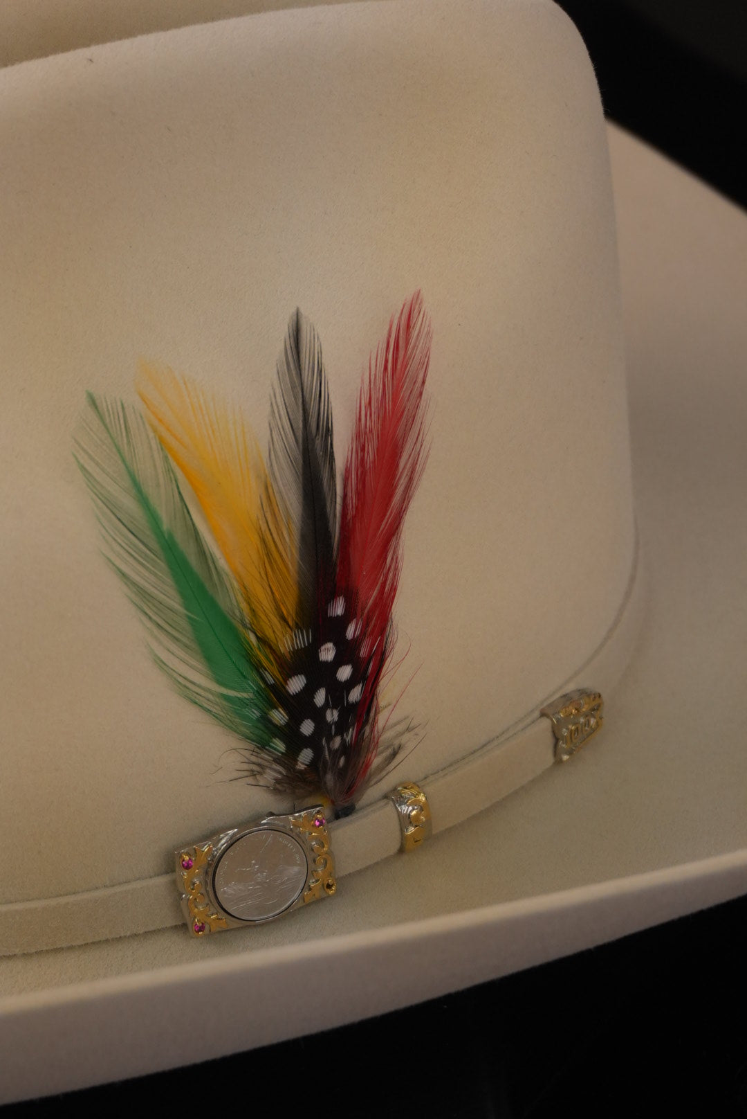 100X SOMBRERO VAQUERO INDEPENDENCIA DE LARRY MAHAN NEGRO