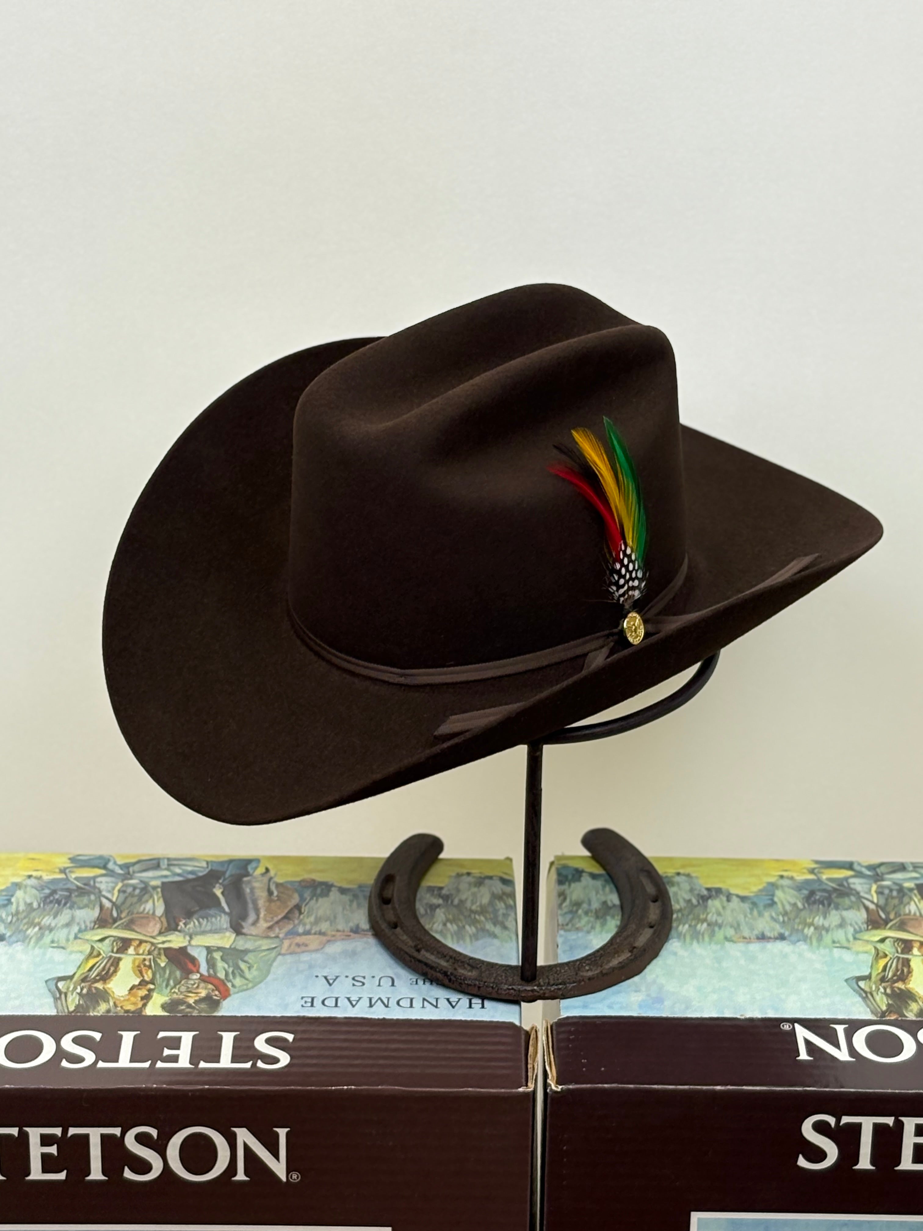 STETSON 6X CHOCOLATE COPA ALTA EDICION ESPECIAL 160TH ANNIVERSARIO