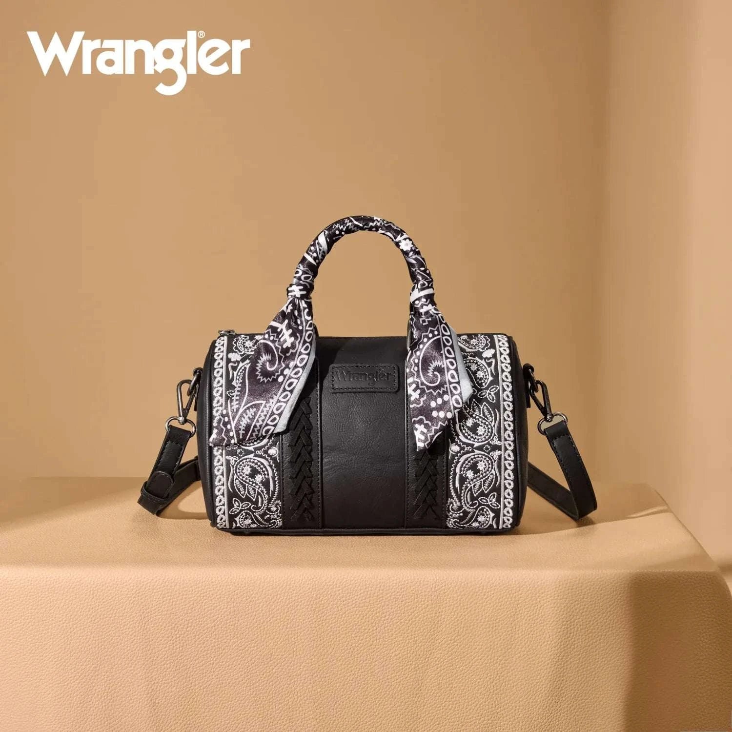 WRANGLER CROSS BODY BLACK 9012BK Laherradurawwnc.com