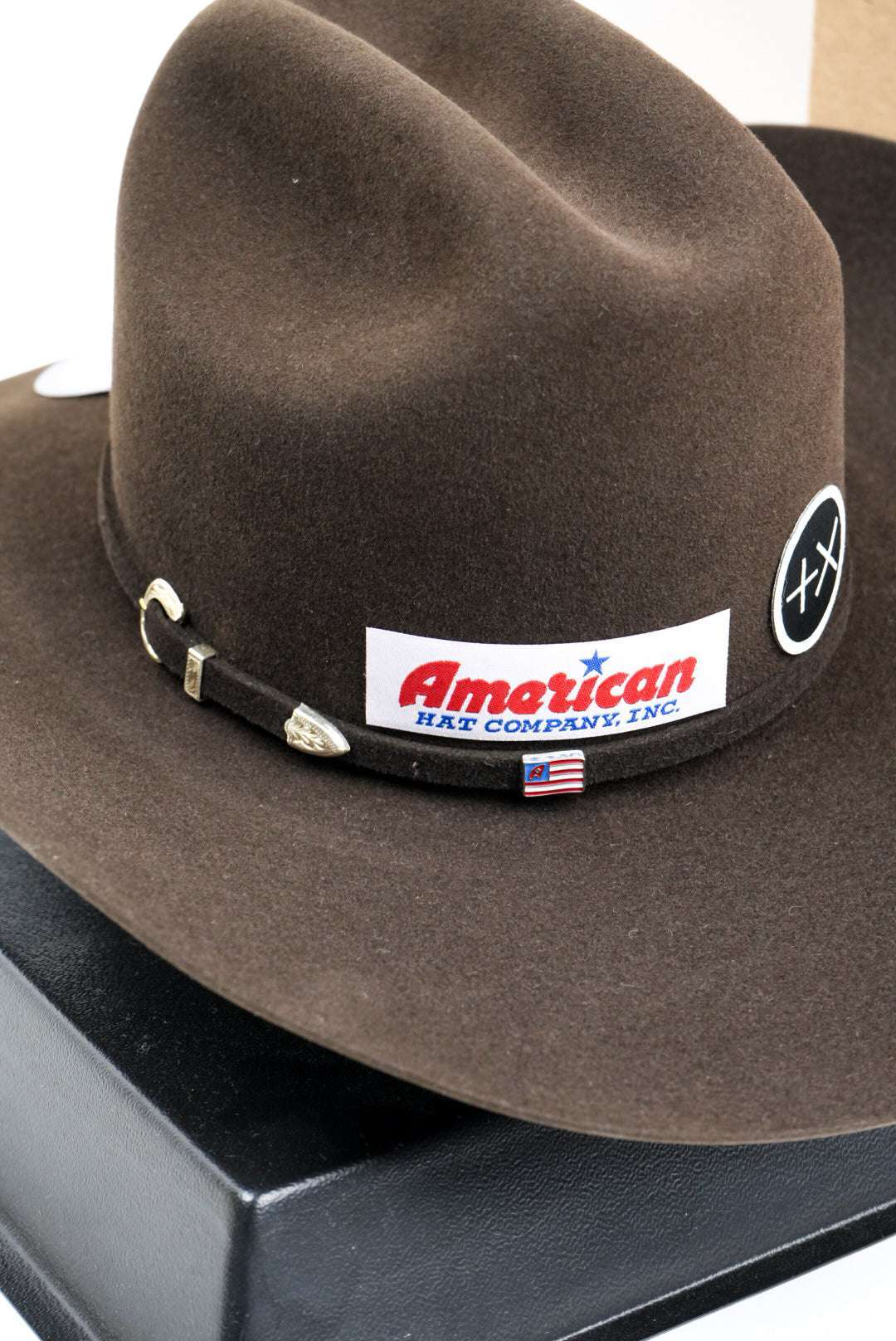 40X American Felt Hat Chocolate Laherradurawwnc.com