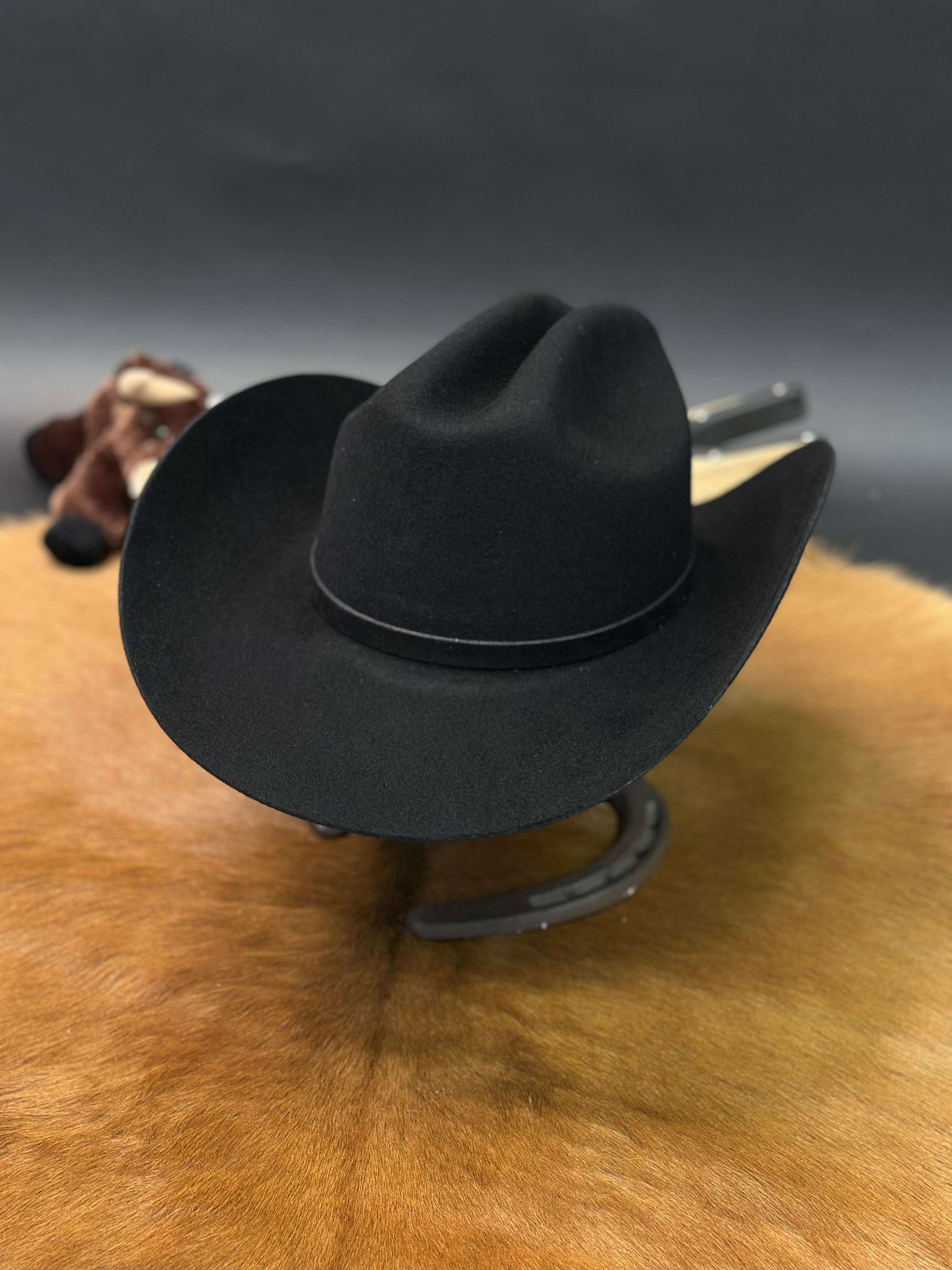 EL PEDERO 6X BLACK BULLHIDE FELT Laherradurawwnc.com