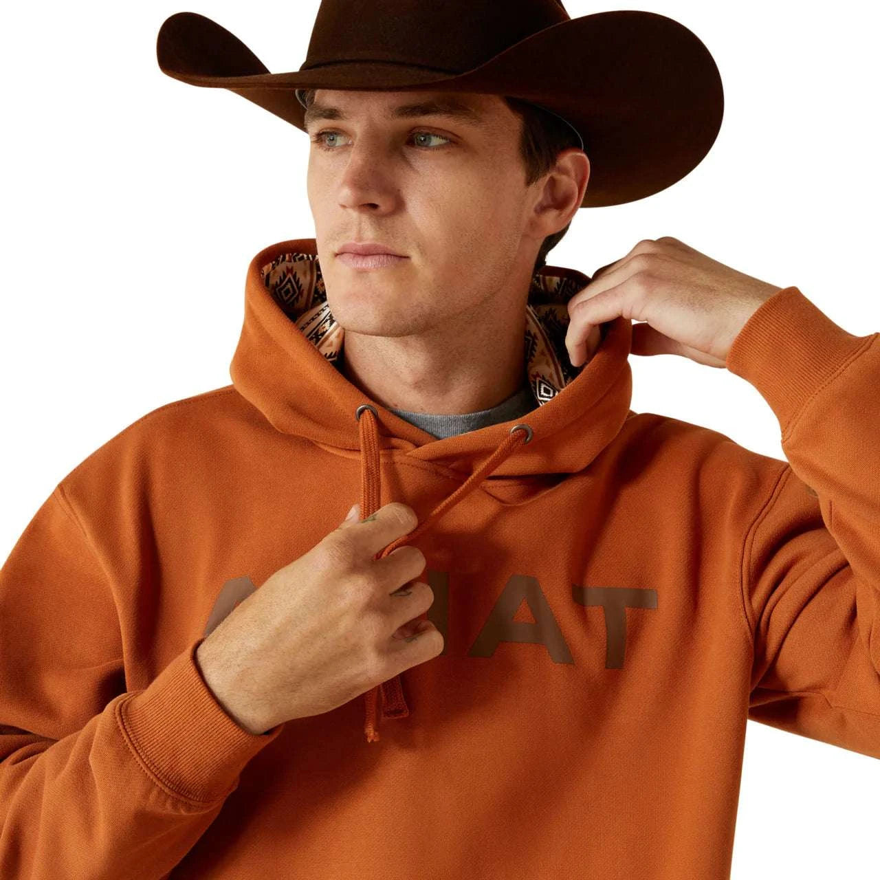 ARIAT MENS STITCH SHIELD LOGO HOODIE ADOVE 10062493 Laherradurawwnc.com