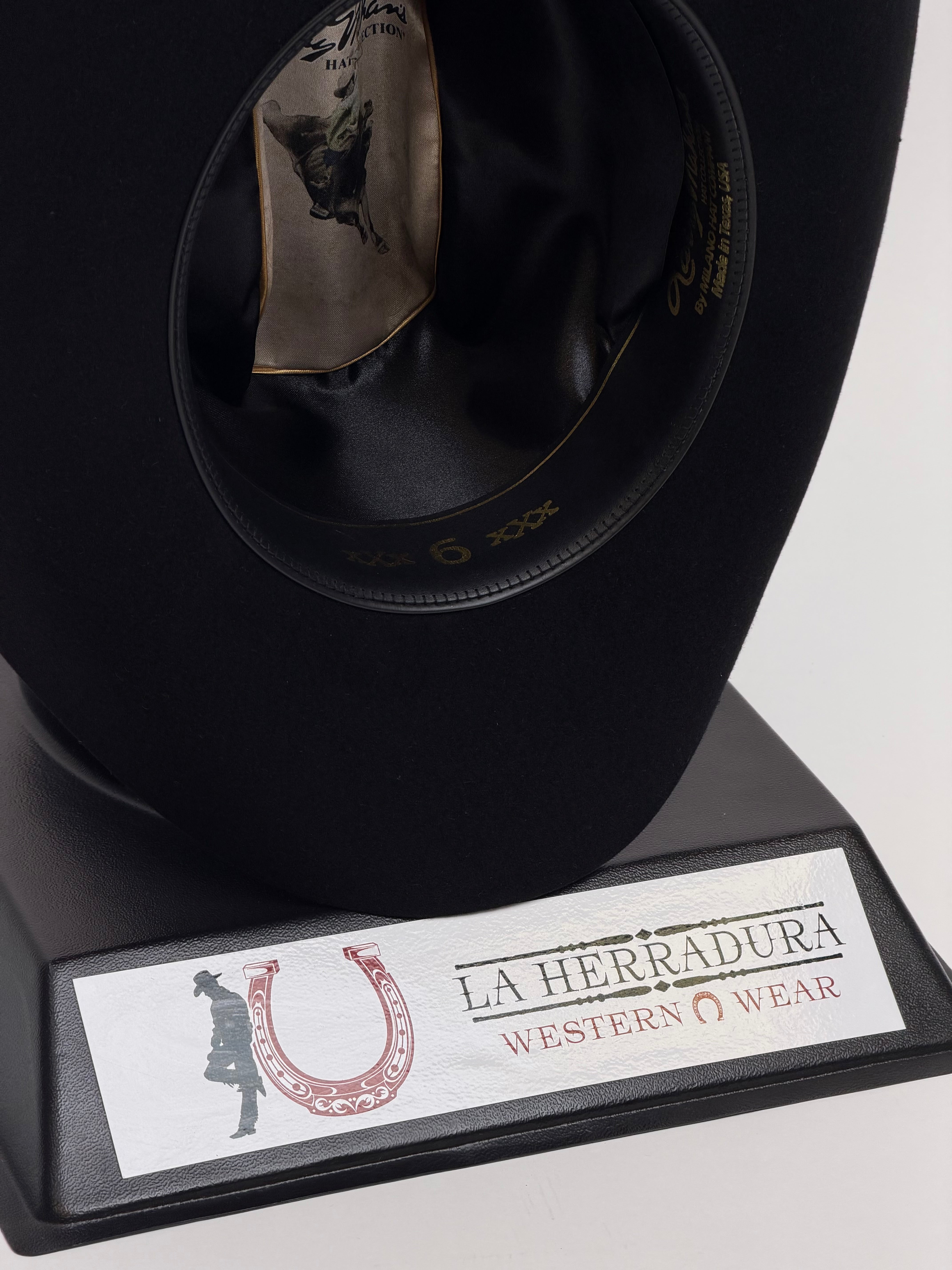 LARRY MAHAN´S 6X GORRAS COYBOY NEGRAS REALES