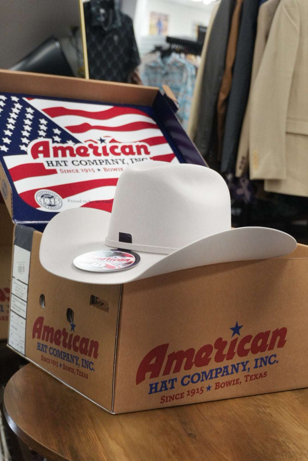 AMERICAN FELT HAT 40X SILVER SAND Laherradurawwnc.com