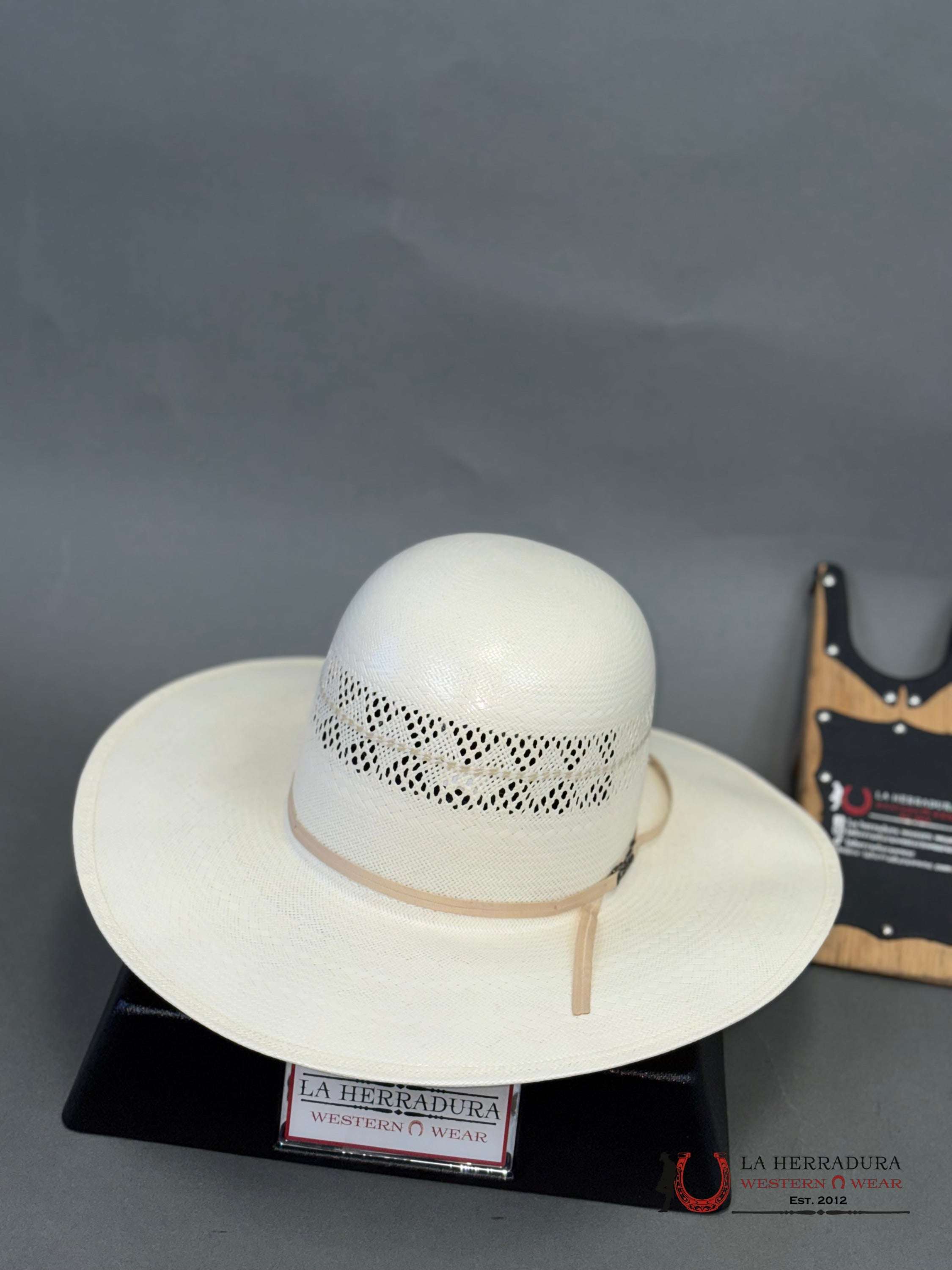 American Hat Open Crown Straw Style 6800 Tejana