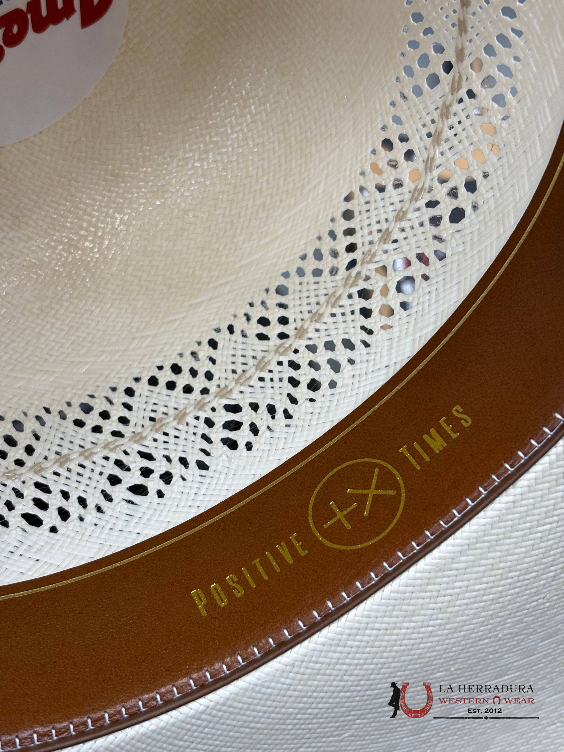 American Hat Open Crown Straw Style 6800 Tejana