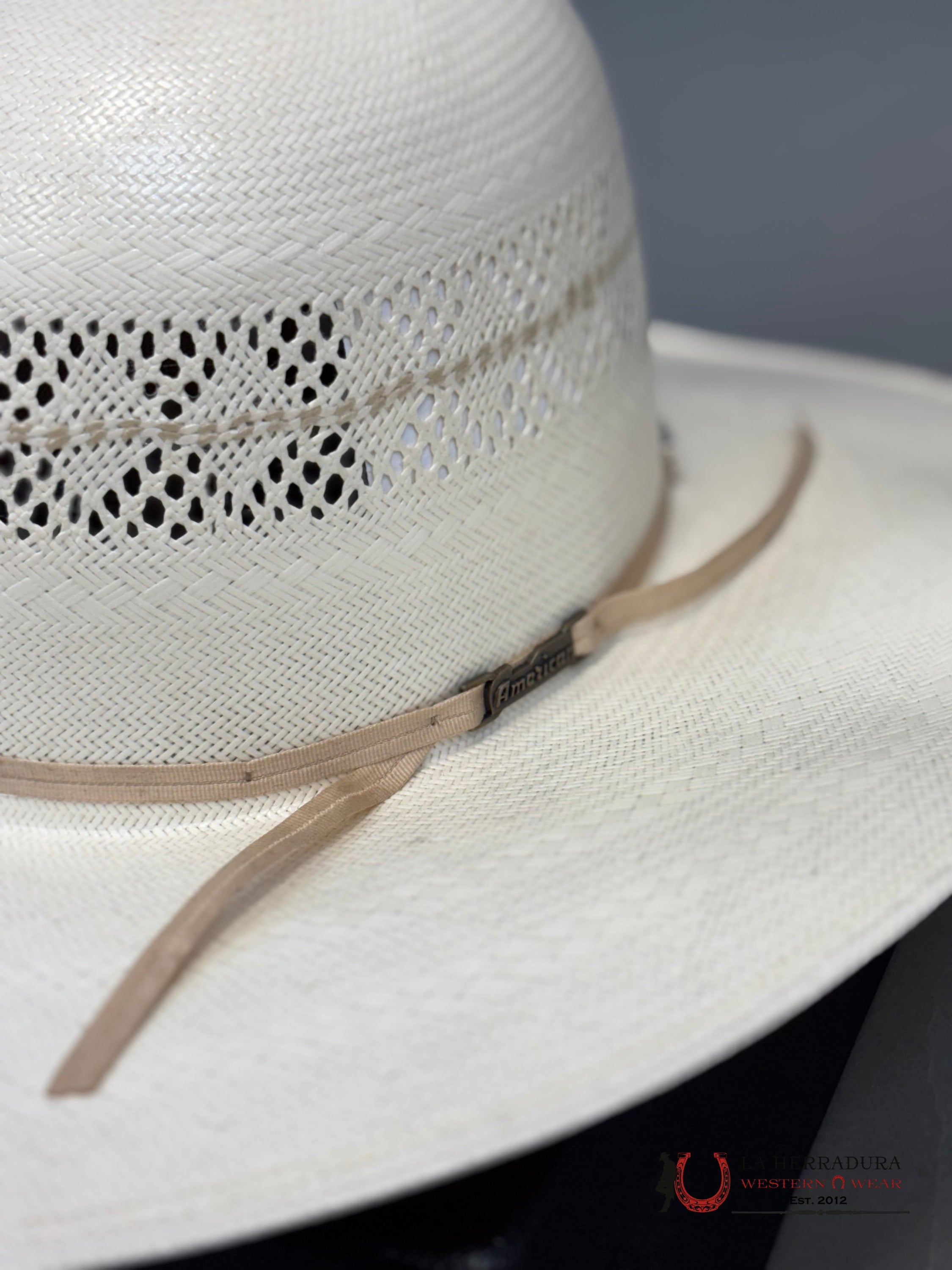 American Hat Open Crown Straw Style 6800 Tejana