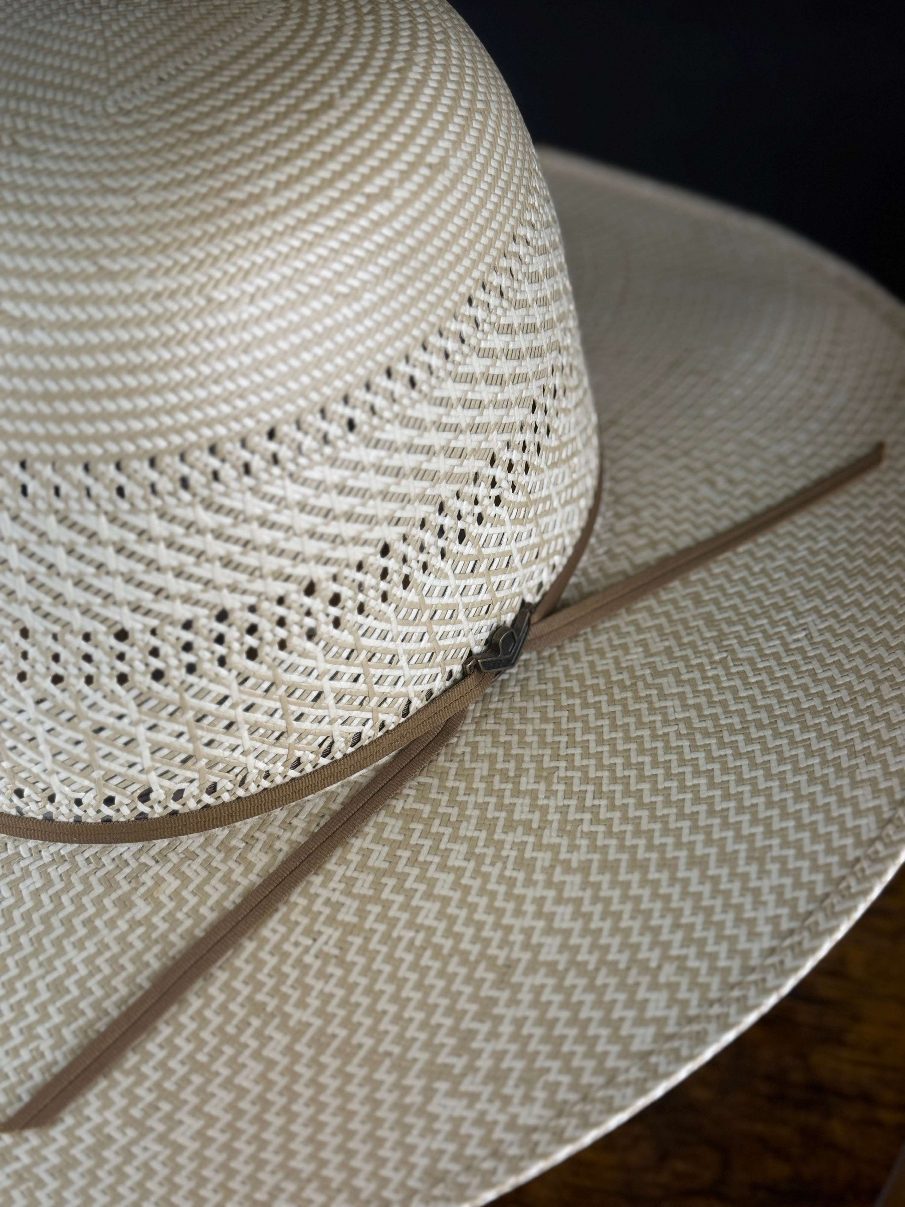 PROHATS STRAW HAT STYLE 2 open crown Laherradurawwnc.com
