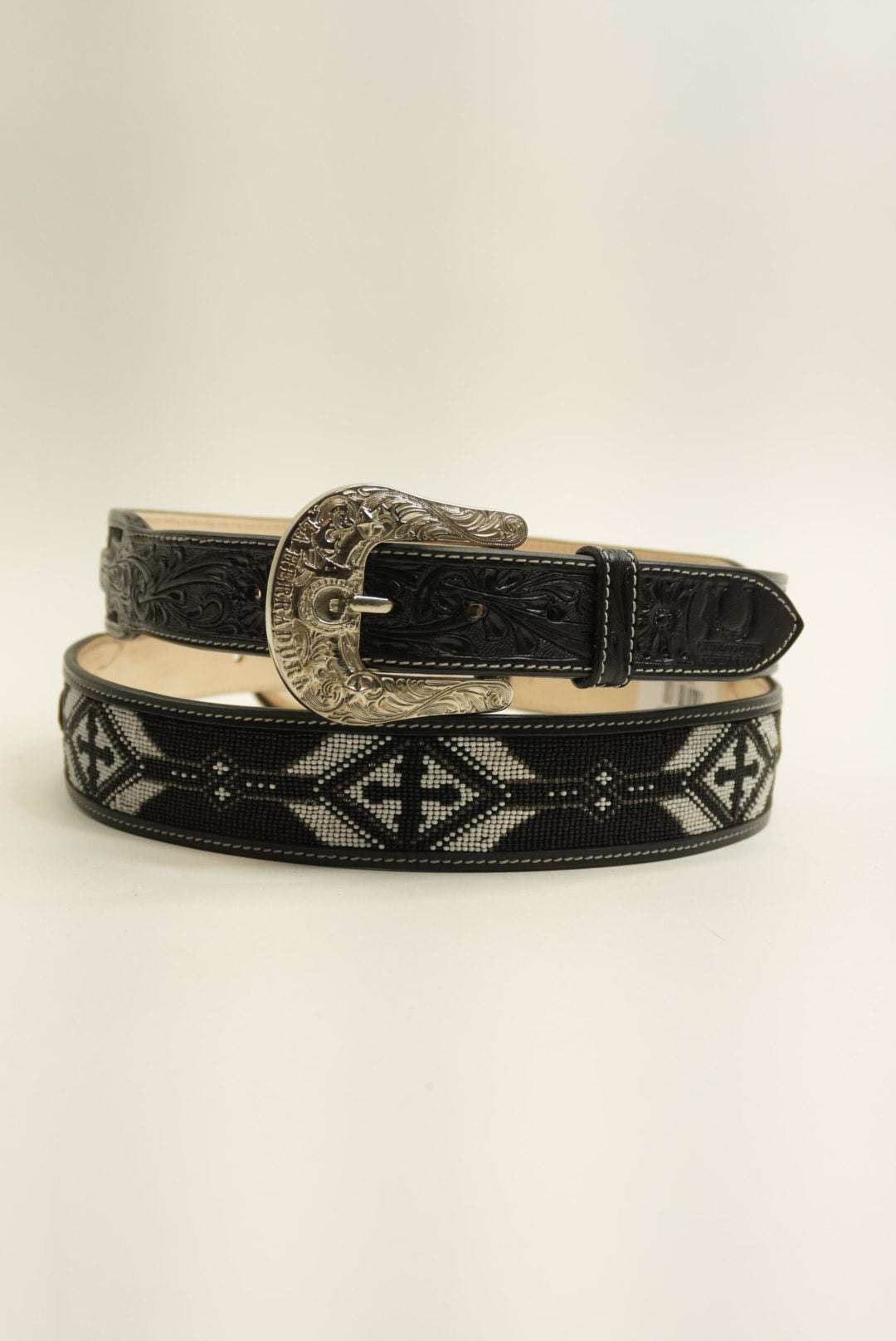LA HERRADURA BLACK BELT AZTEC BLACK/WHITE NEW DESIGN Laherradurawwnc.com