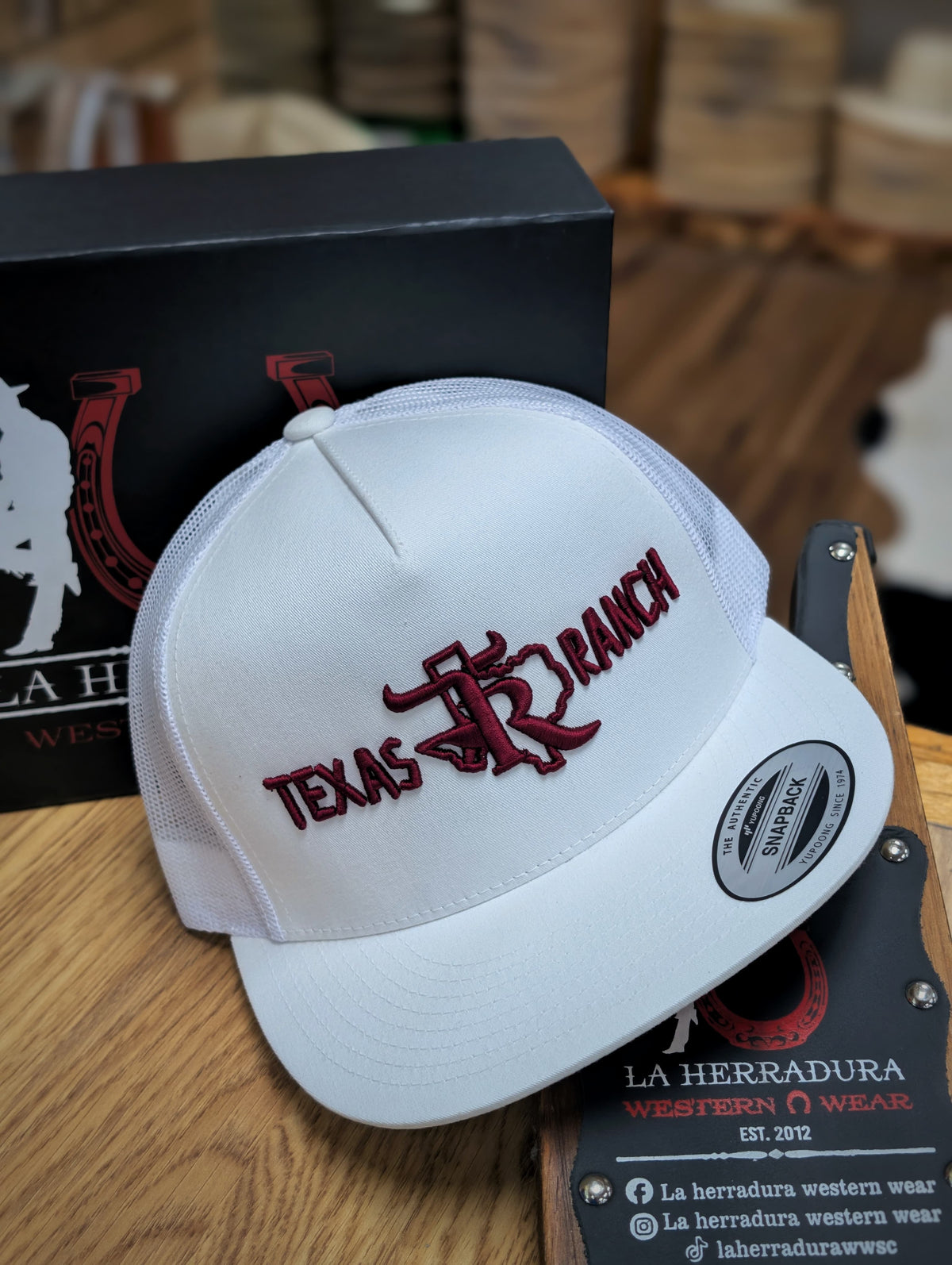 TEXAS RANCH CAP WHITE :12
