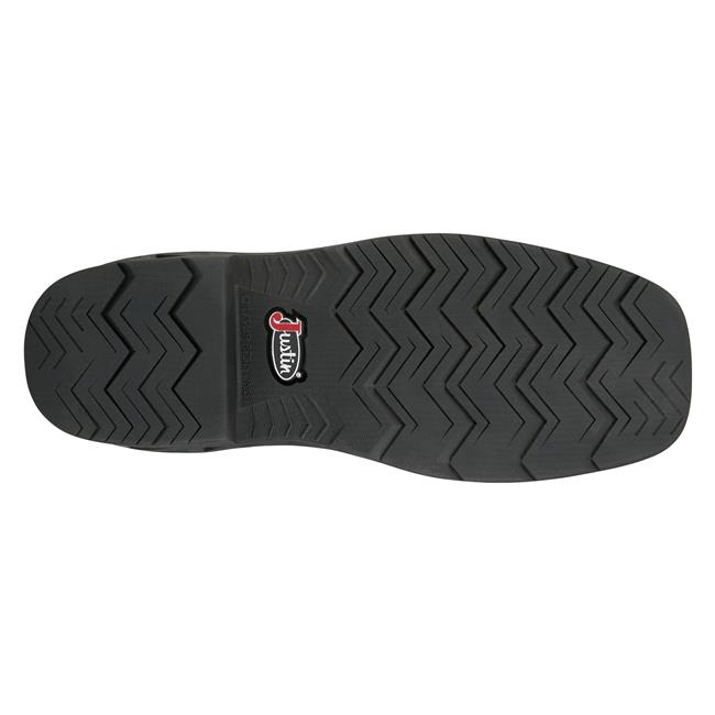 JUSTIN MENS WORK BOOT TASKMAKER BROWN WATER BUFFALO #PD4072