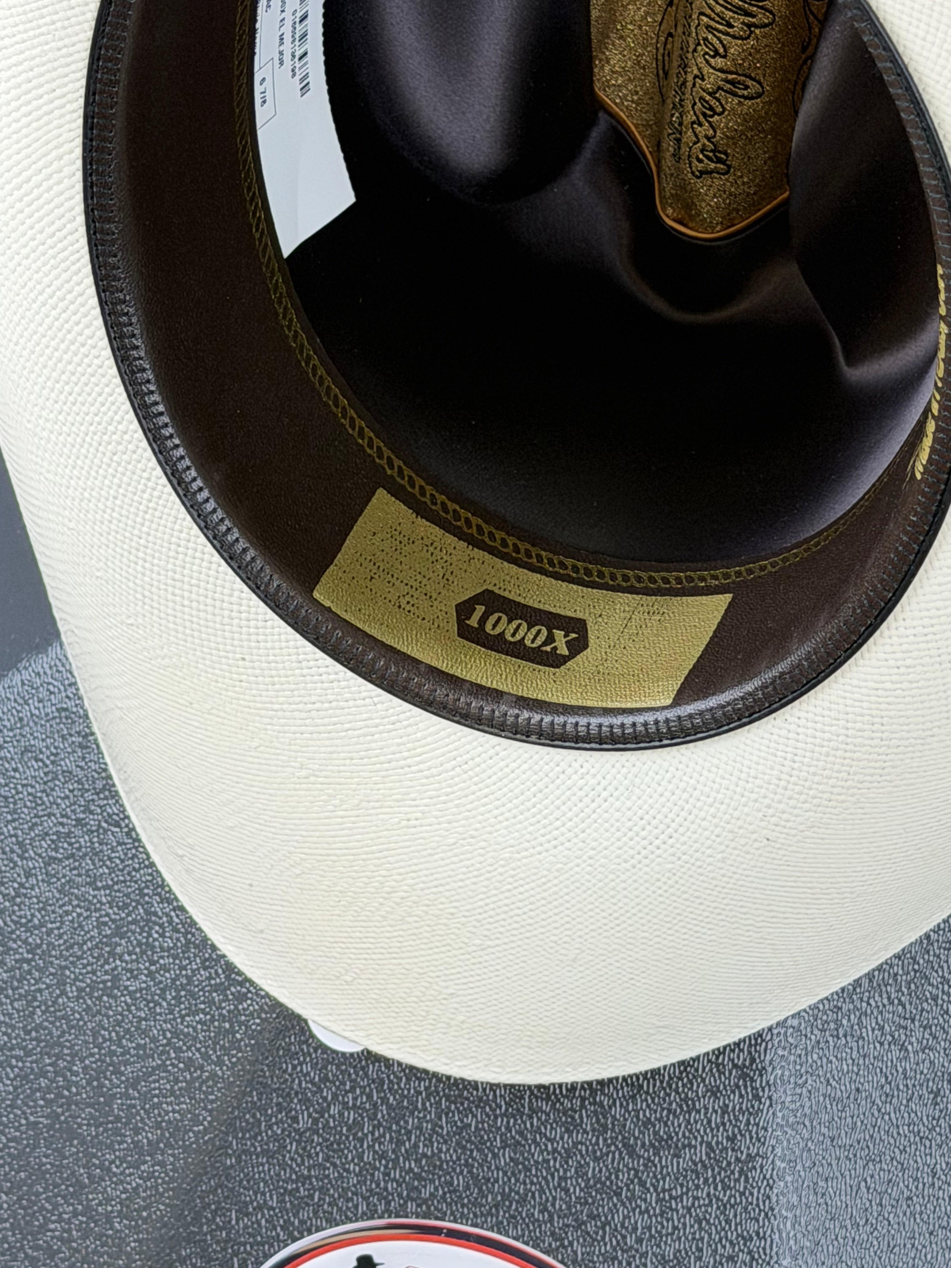 LARRY MAHAN 1000X EL MEJOR COGNC 3 1/2’ STRAW HAT