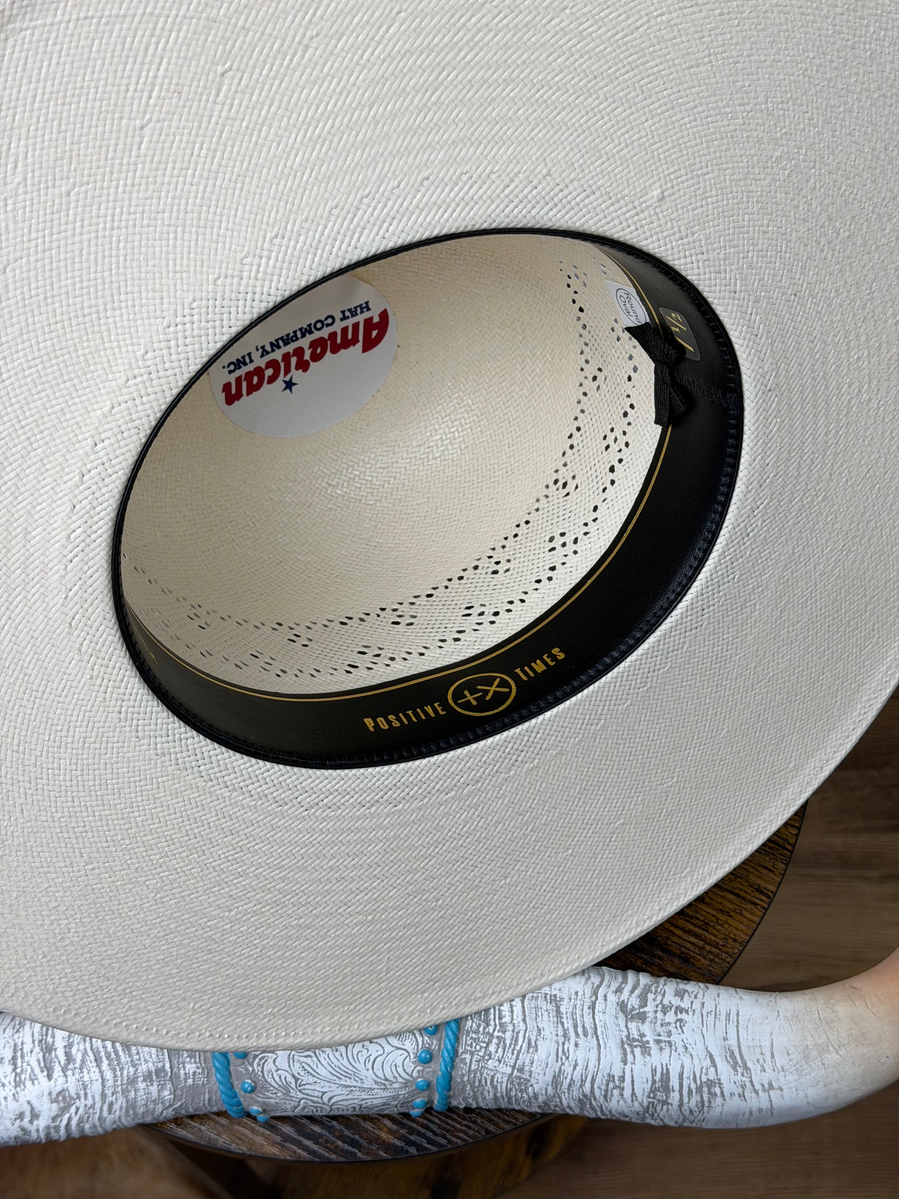 7210 AMERICAN HAT OPEN CROWN STRAW HAT STYLE