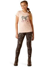 ARIAT KIDS TSHIRT -GIRLS ROSE SHIELD 10048554