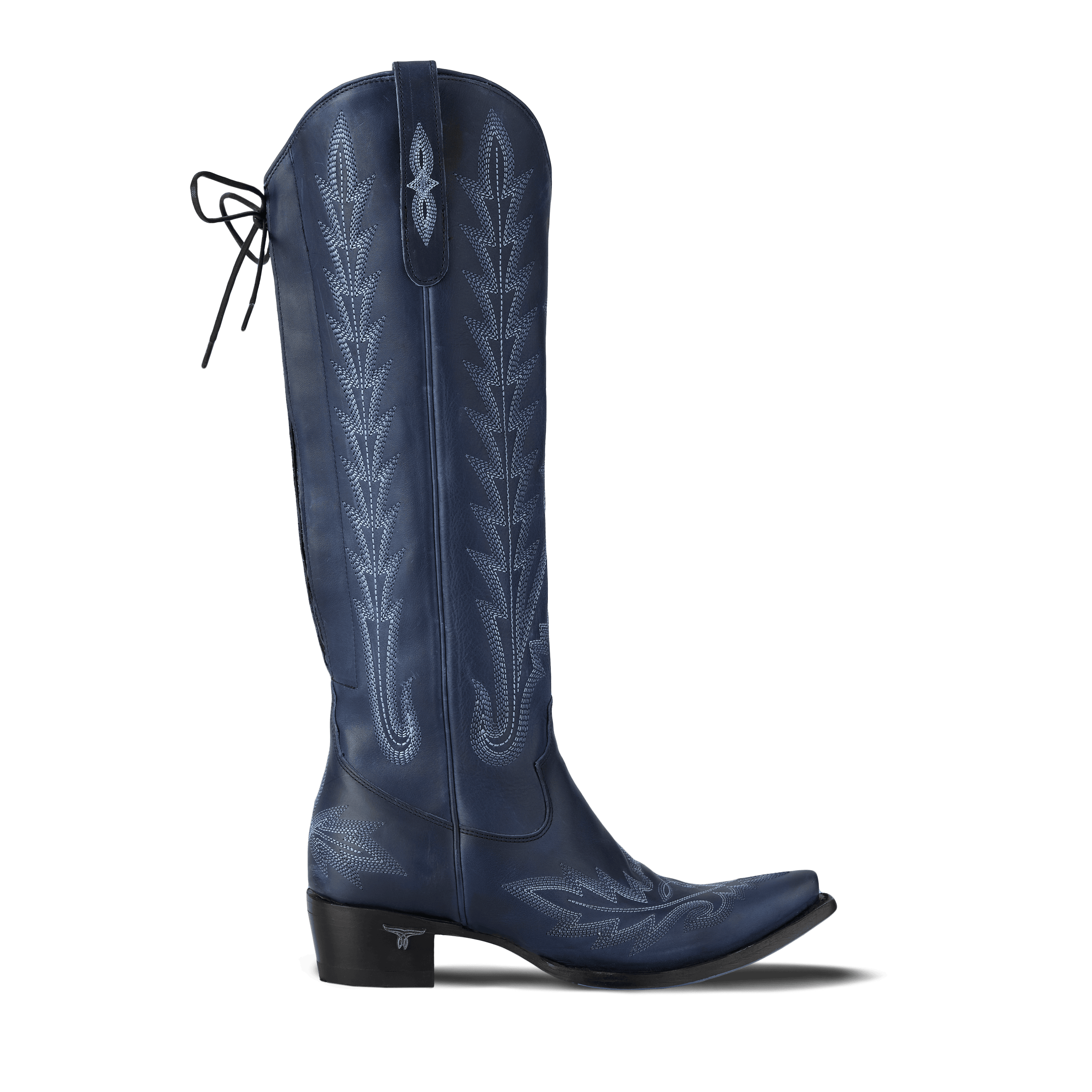 LANE WOMEN LEXINGTON KNEE HIGH MIDNIGHT NAVY SNIP TOE BOOT LB0562T Laherradurawwnc.com