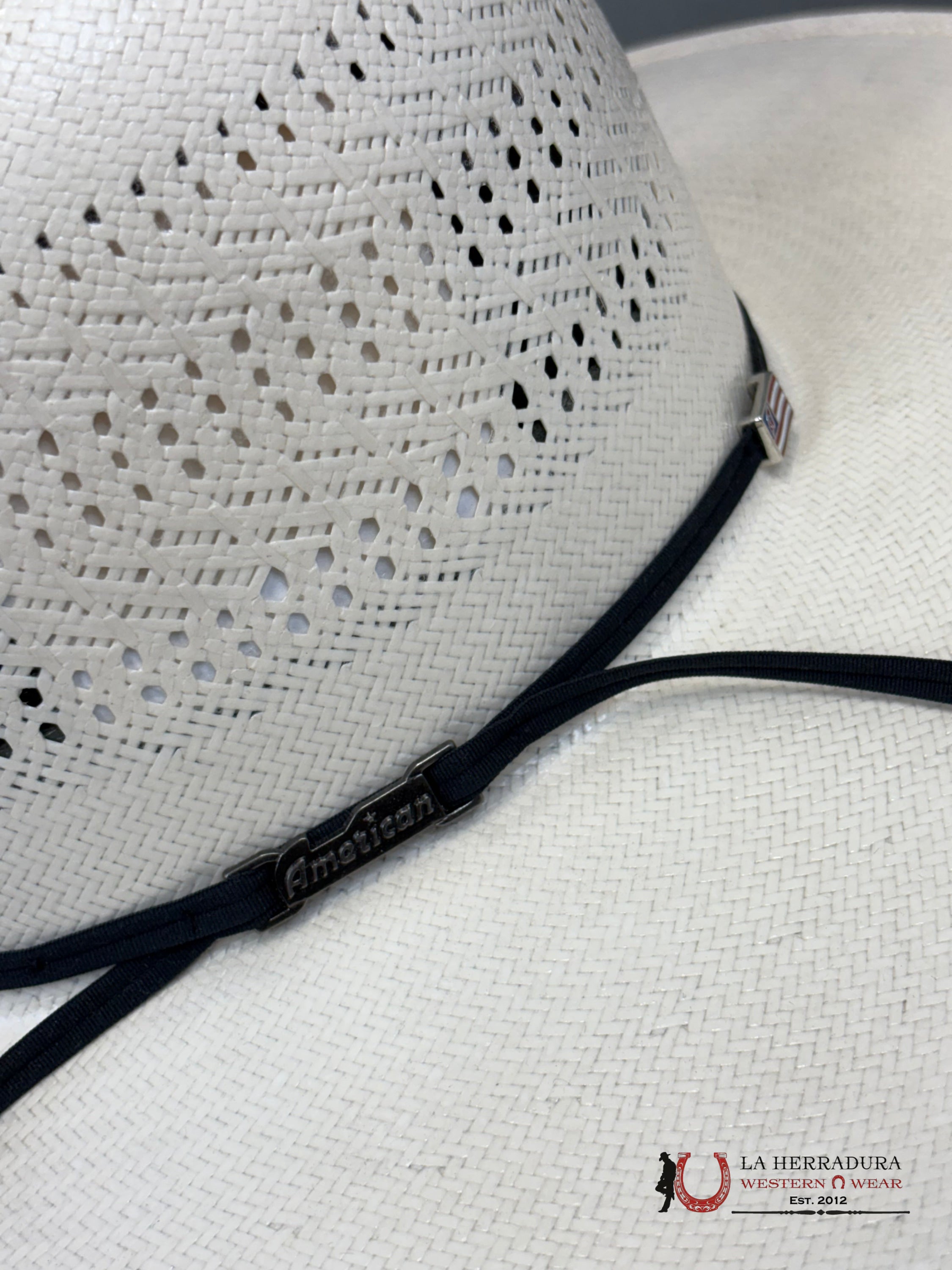 American Hat Open Crown Straw Style 7400 Tejana