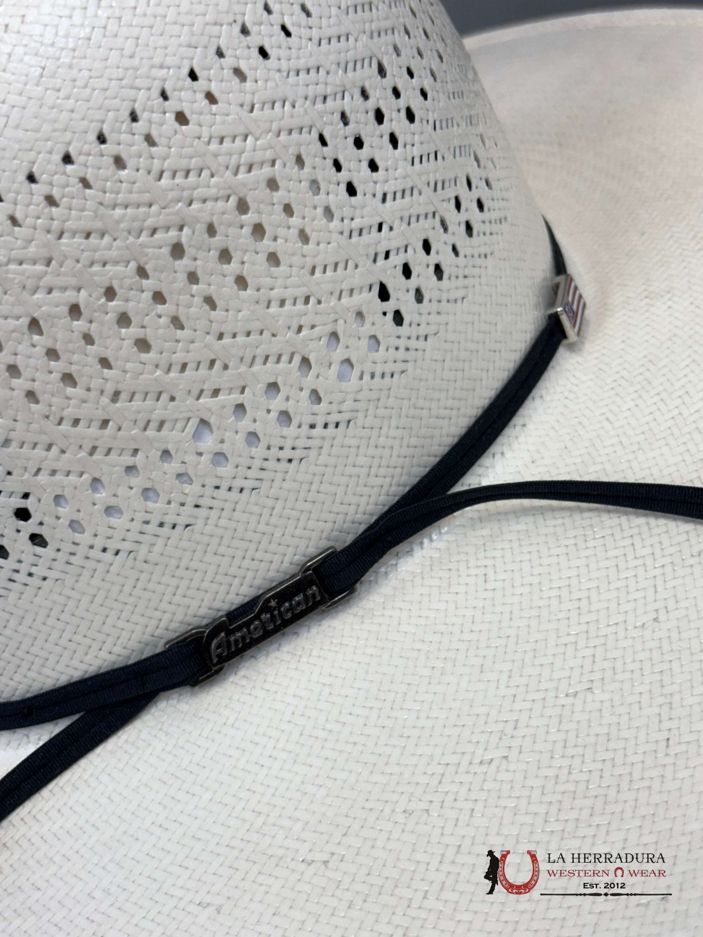 American Hat Open Crown Straw Style 7400 Tejana