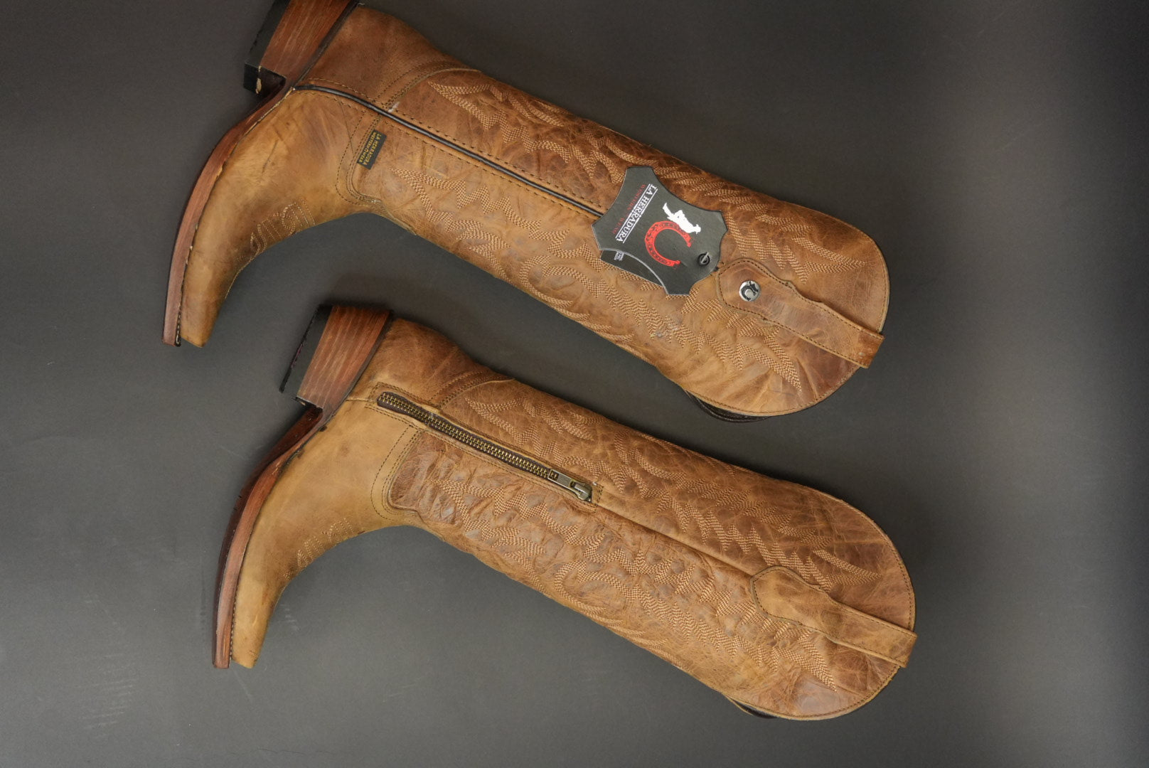 LA HERRADURA WOMEN TALL BOOT SCARKLETT CAMEL SNIP TOE