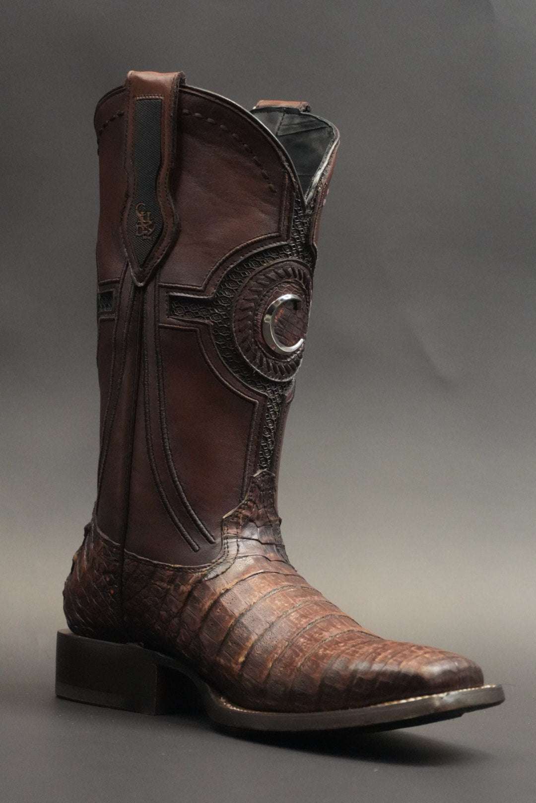 CUADRA MENS BOTA DE FUSCUS LOMO BELLY Y BALTICO CAFE SQ. TOE CU975 Laherradurawwnc.com