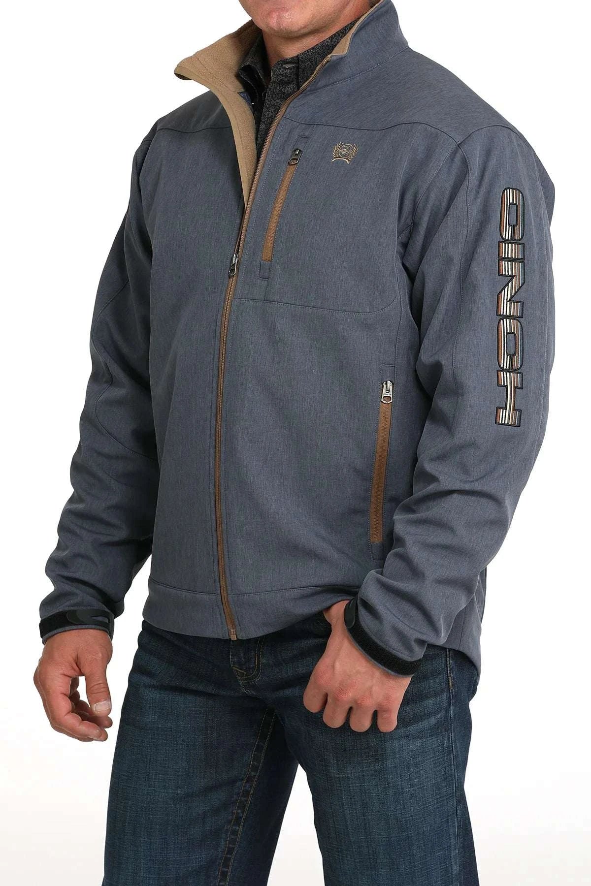 CINCH MENS BONDED JACKET BLUE-MWJ1567015 Laherradurawwnc.com