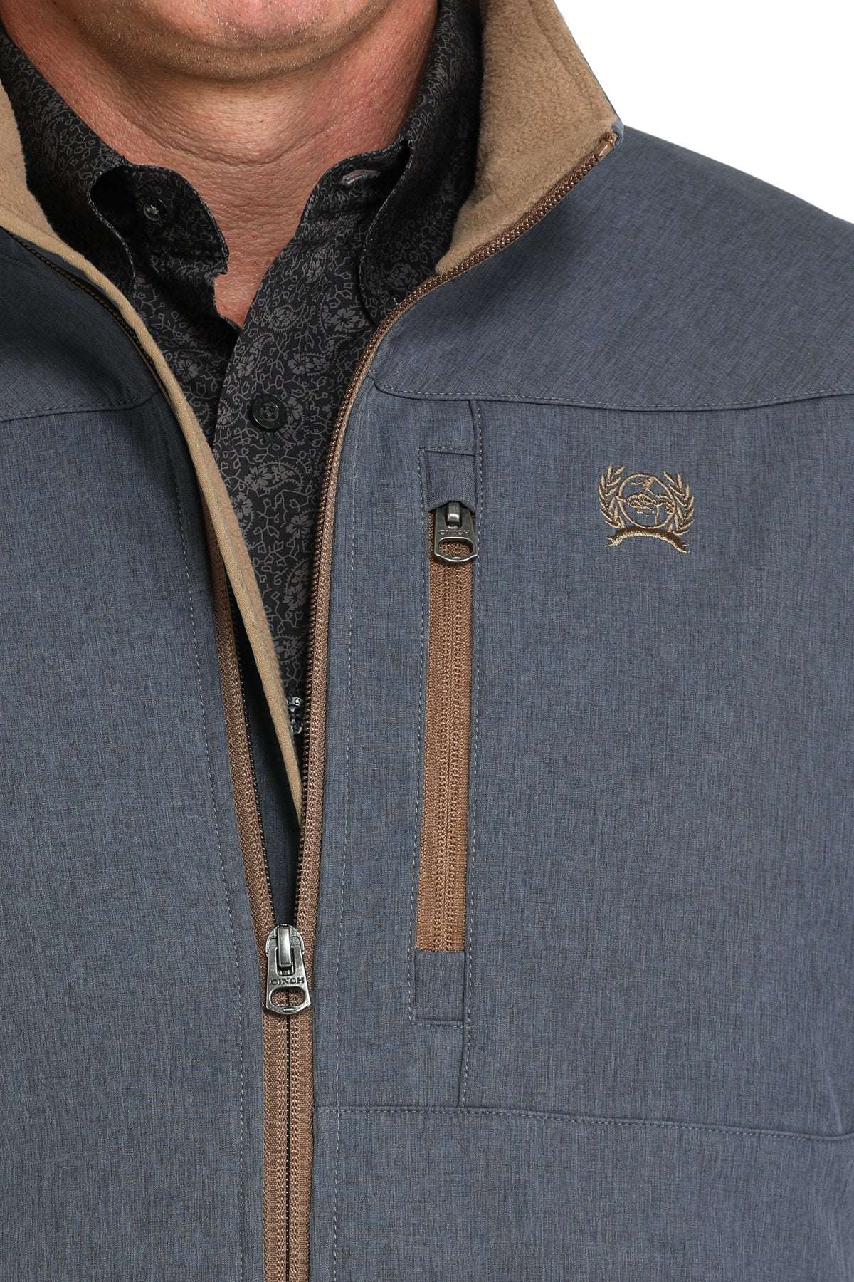 CINCH MENS BONDED JACKET BLUE-MWJ1567015 Laherradurawwnc.com