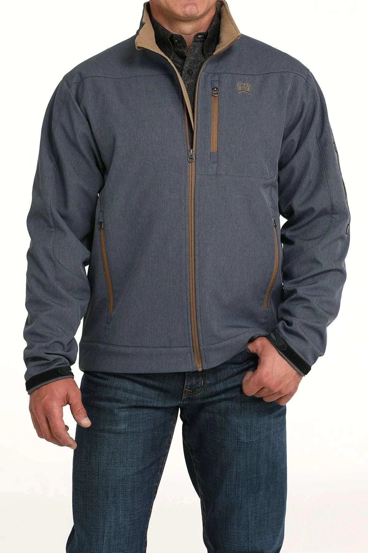 CINCH MENS BONDED JACKET BLUE-MWJ1567015 Laherradurawwnc.com