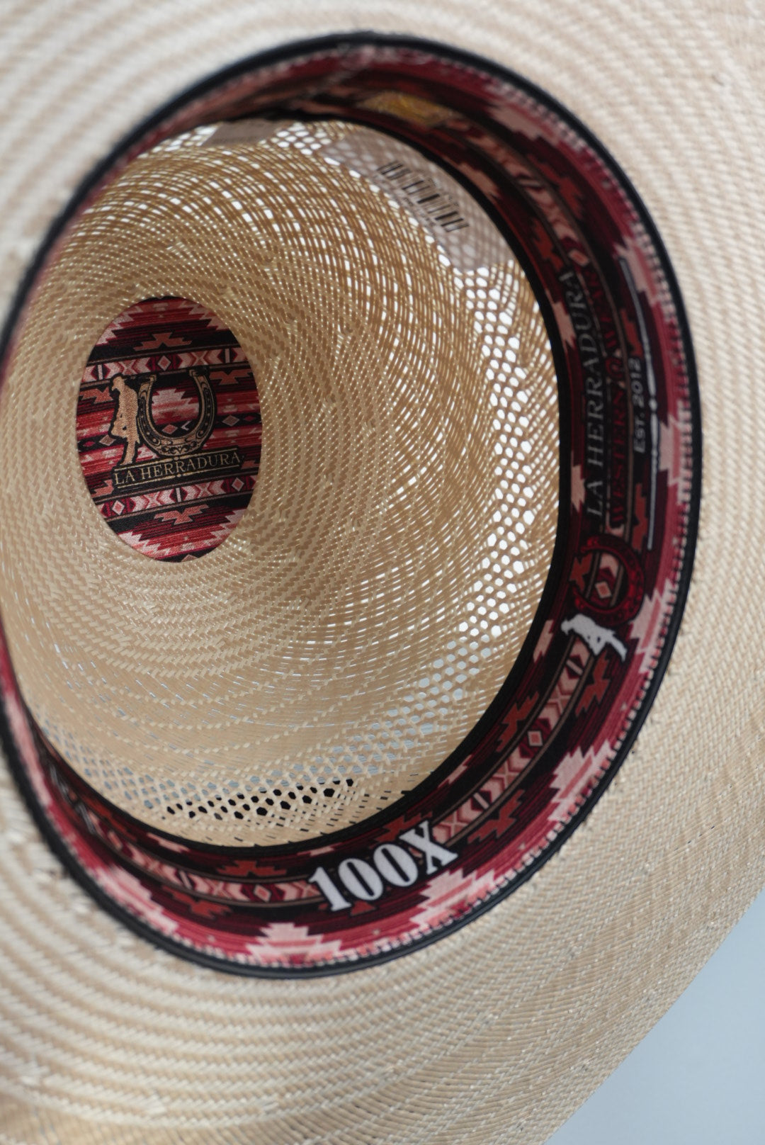 HERRADURA OPEN CROWN STRAW HAT 100x RIVER RANCH BIC