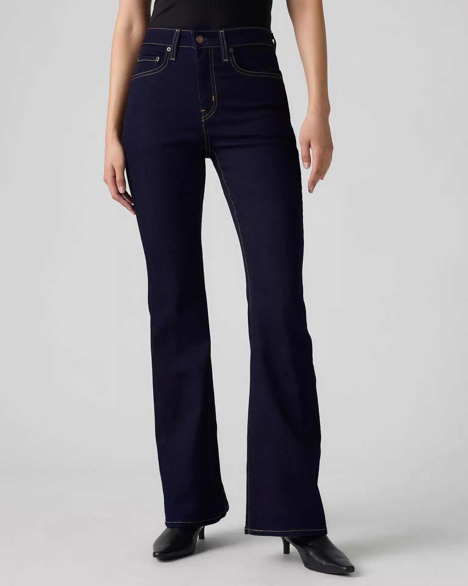 726 High Rise Flare Women's Jeans - Soft Dark Wash - A34100123