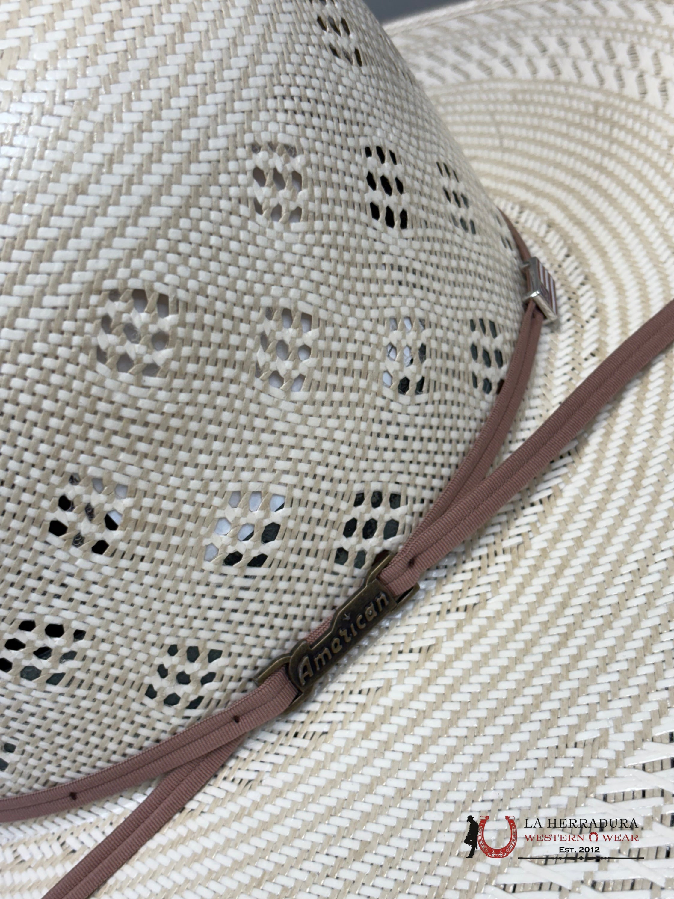 American Hat Open Crown Straw Style 7800 Tejana