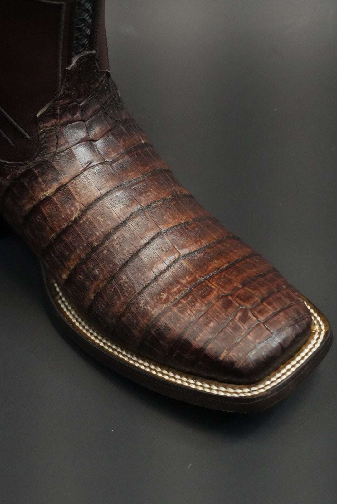 CUADRA MENS BOTA DE FUSCUS LOMO BELLY Y BALTICO CAFE SQ. TOE CU975 Laherradurawwnc.com