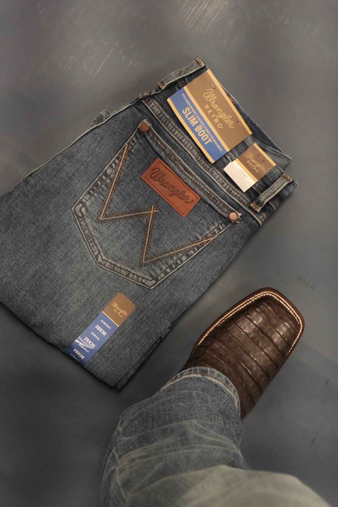 WRANGLER RETRO SLIM BOOT -112378844-77MWZ