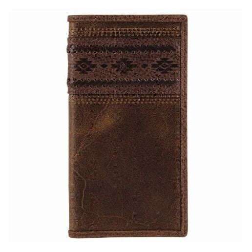 RED DIRT BROWN WOVEN RODEO WALLET- 2510138762 Laherradurawwnc.com