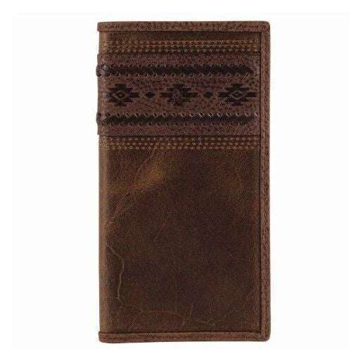 RED DIRT BROWN WOVEN RODEO WALLET- 2510138762 Laherradurawwnc.com
