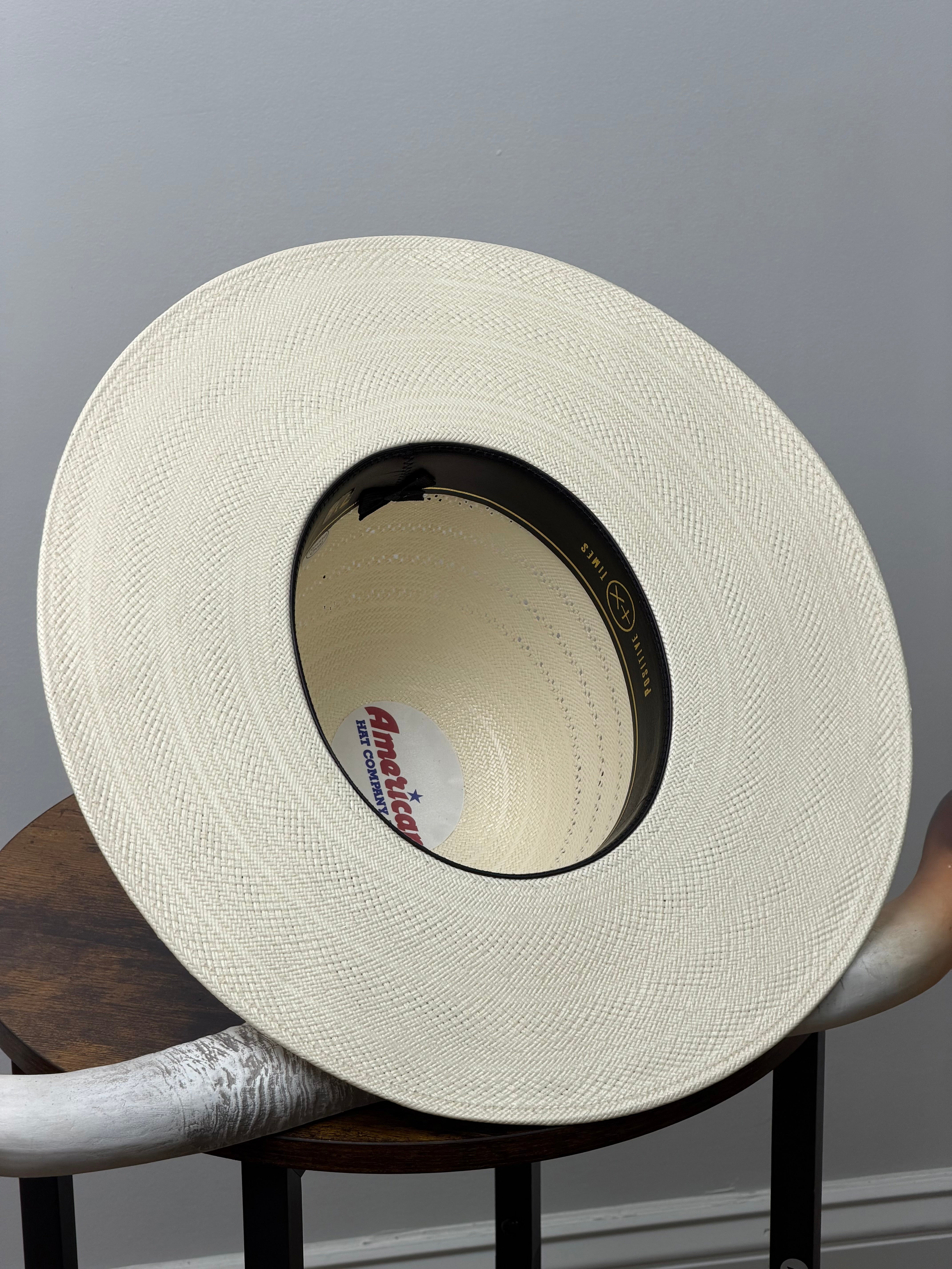 7410 AMERICAN HAT OPEN CROWN STRAW HAT STYLE