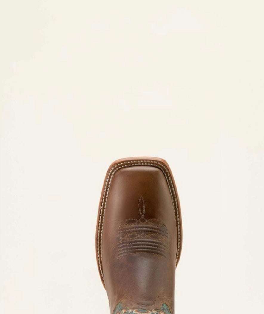 MEN ARIAT BOOT TOTALLY TAN/ ROARIN TURQUOISE 10064000 Laherradurawwnc.com