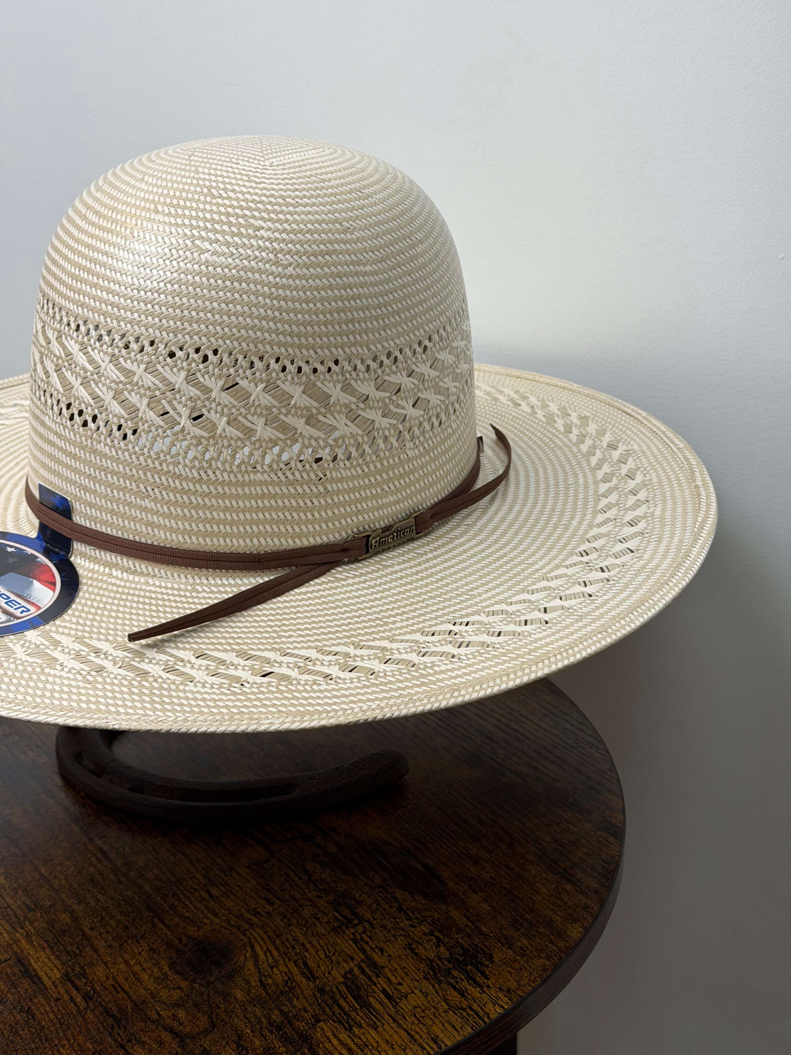 TC8810 AMERICAN HAT OPEN CROWN STRAW HAT STYLE Laherradurawwnc.com