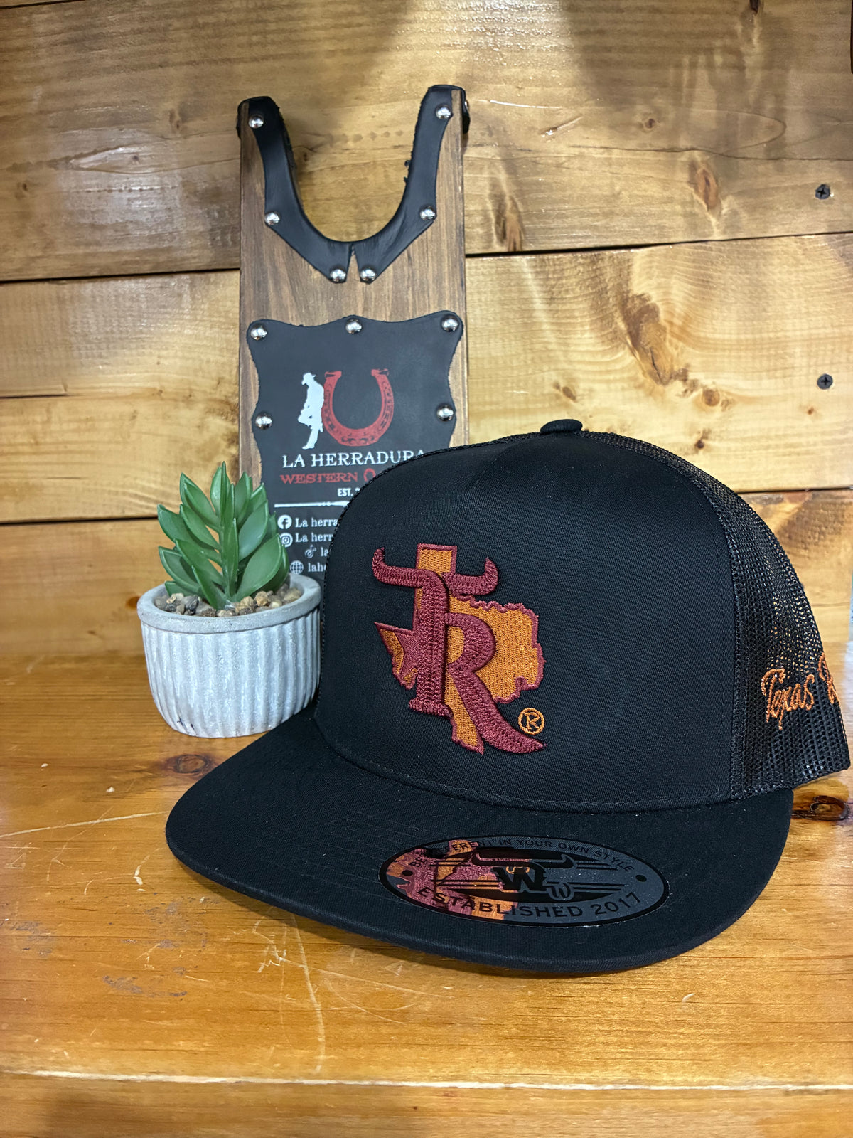 TEXAS RANCH SNAPBACK BLACK/orange 1.3