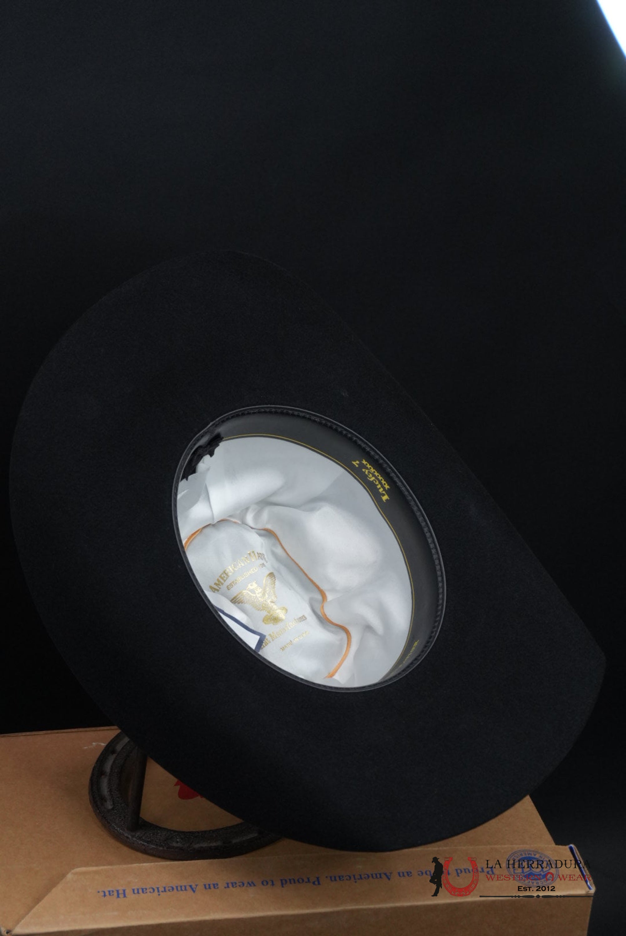 7X American Felt Hat Black TEJANA