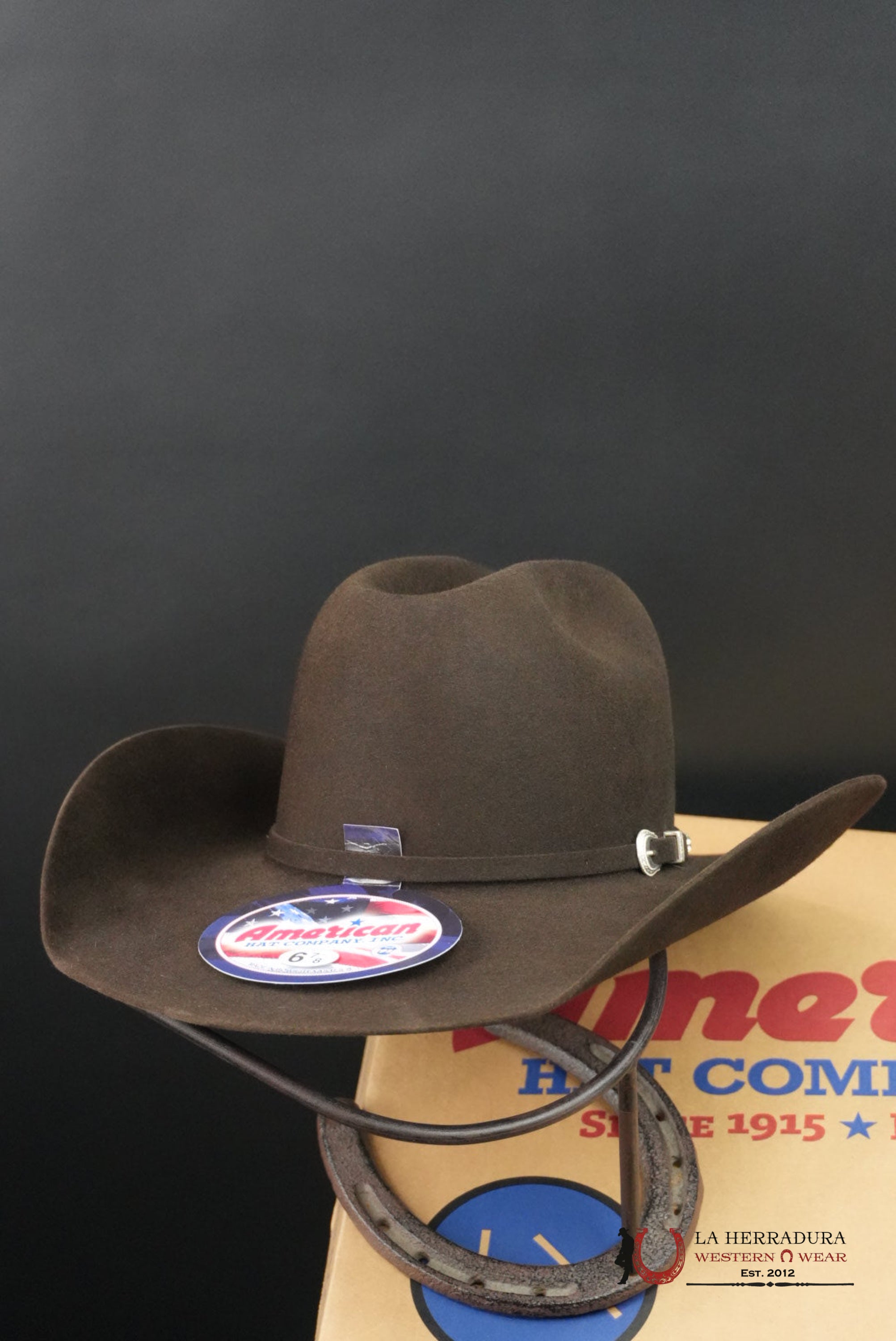 7X American Felt Hat Chocolate - Main Image