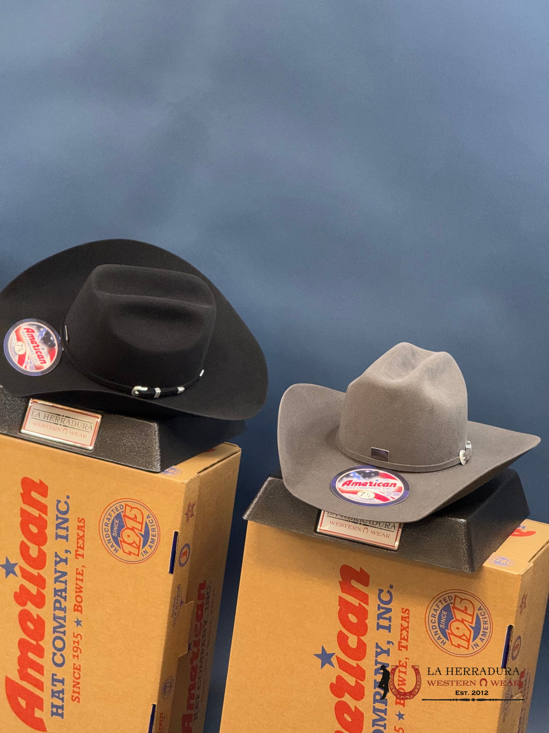 7X American Felt Hat Steel Tejana