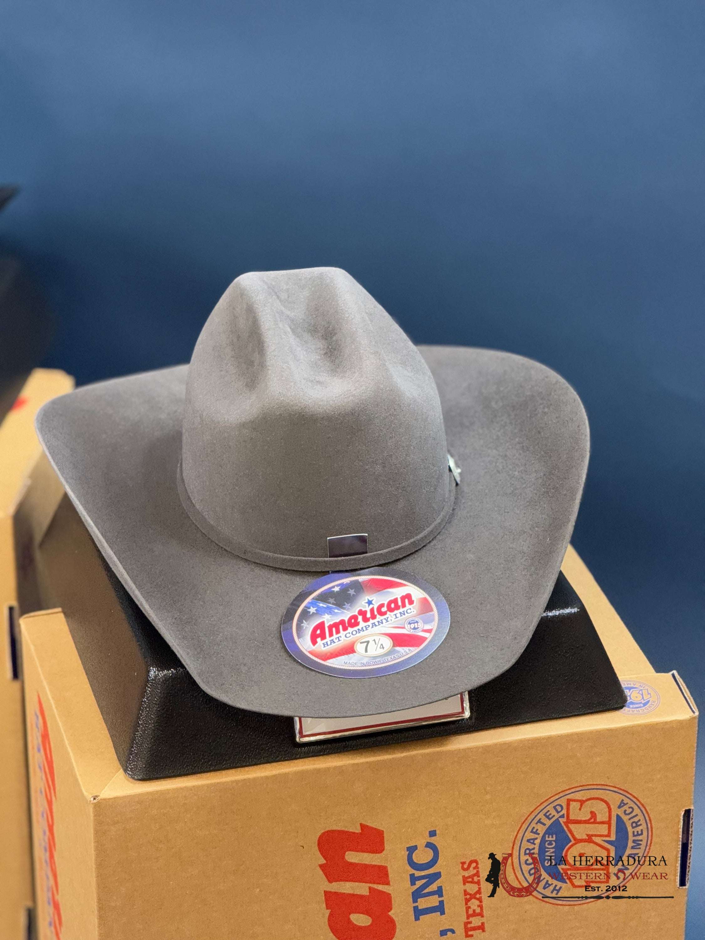 7X American Felt Hat Steel Tejana