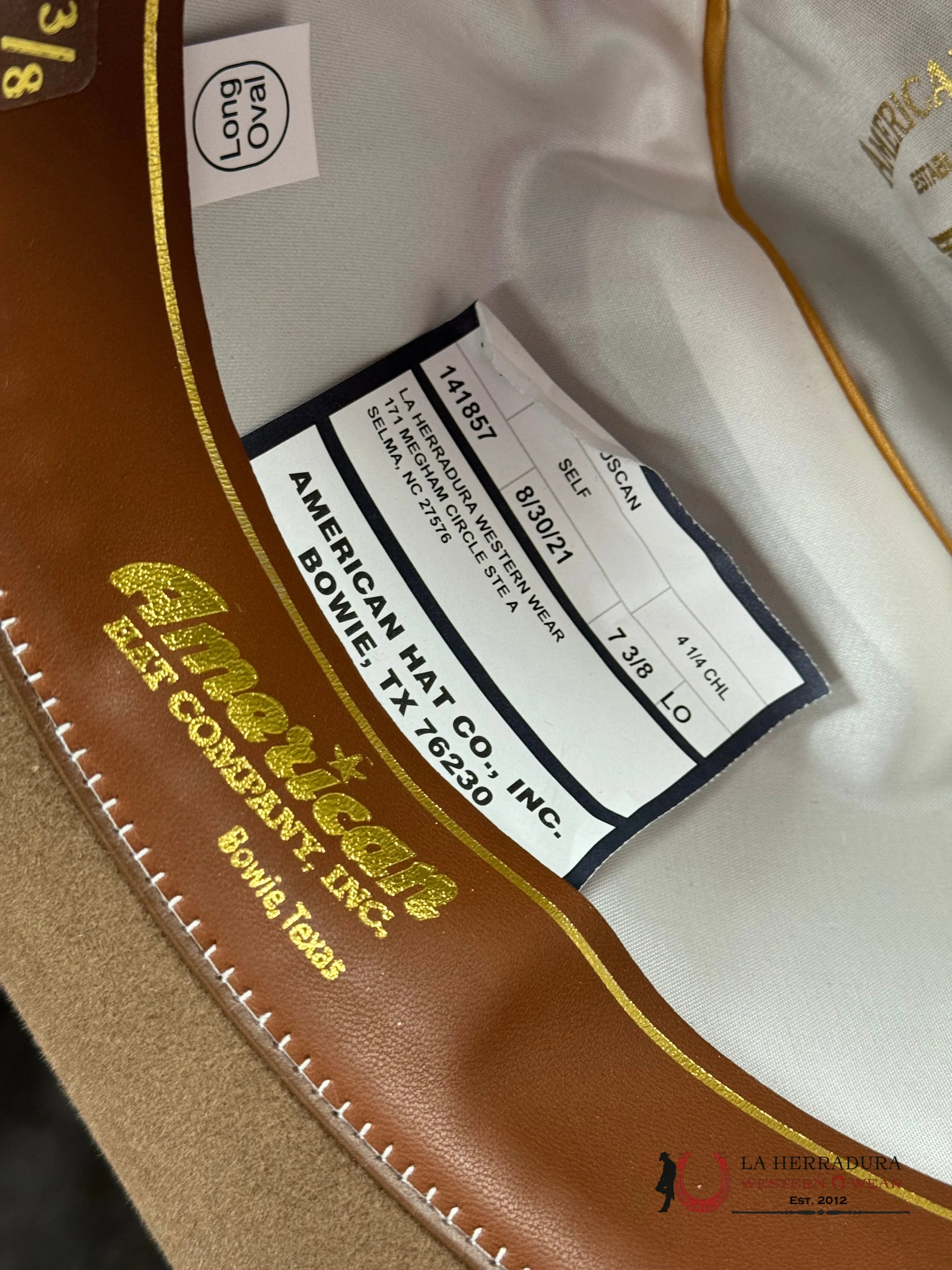 7X American Felt Hat Tuscan Tejana