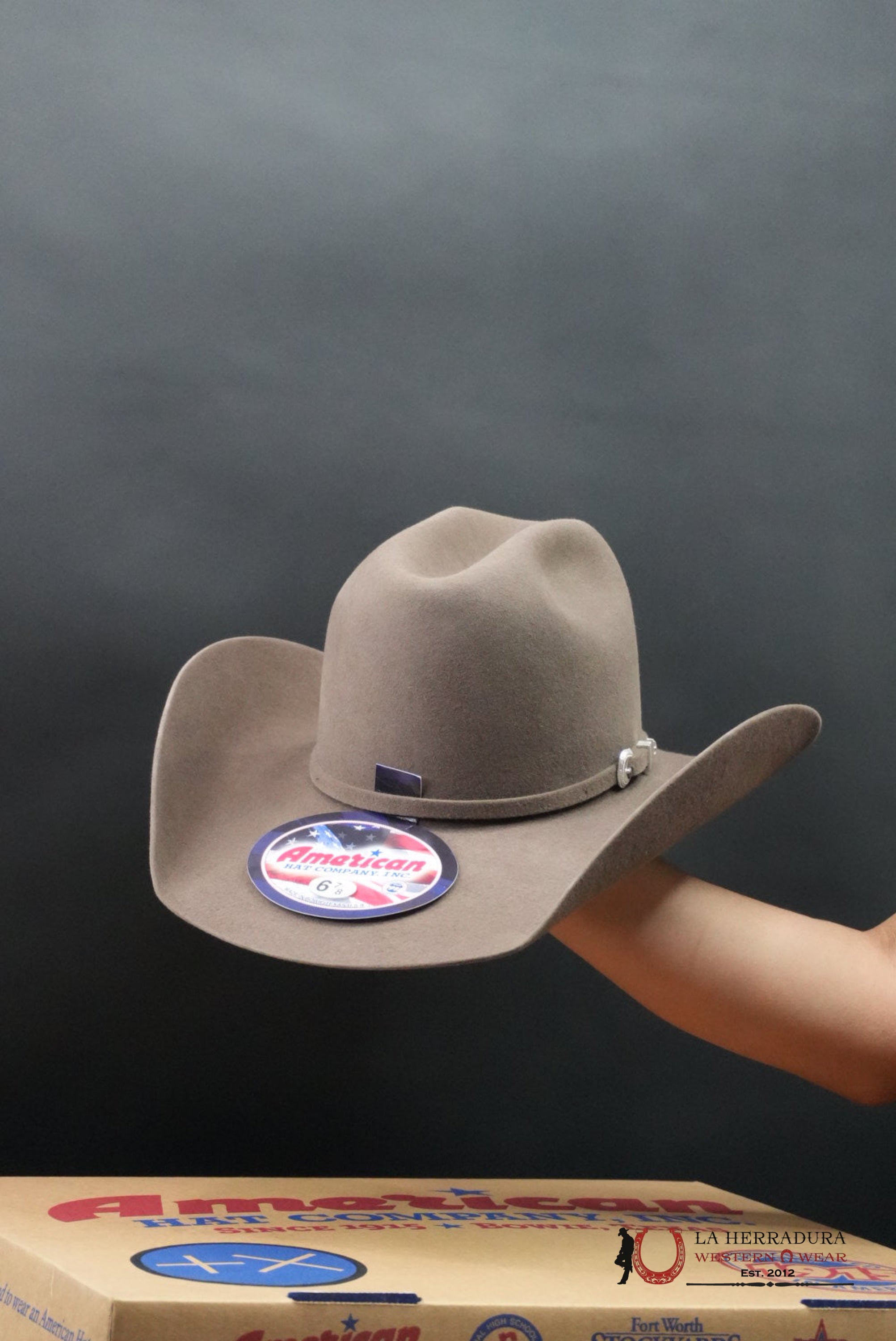 7x American Hat Pecan Rabbit Heair TEJANA