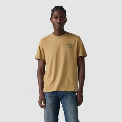 LEVI'S MENS SHORT SLEEVE T-SHIRT TAN 224911978 Laherradurawwnc.com